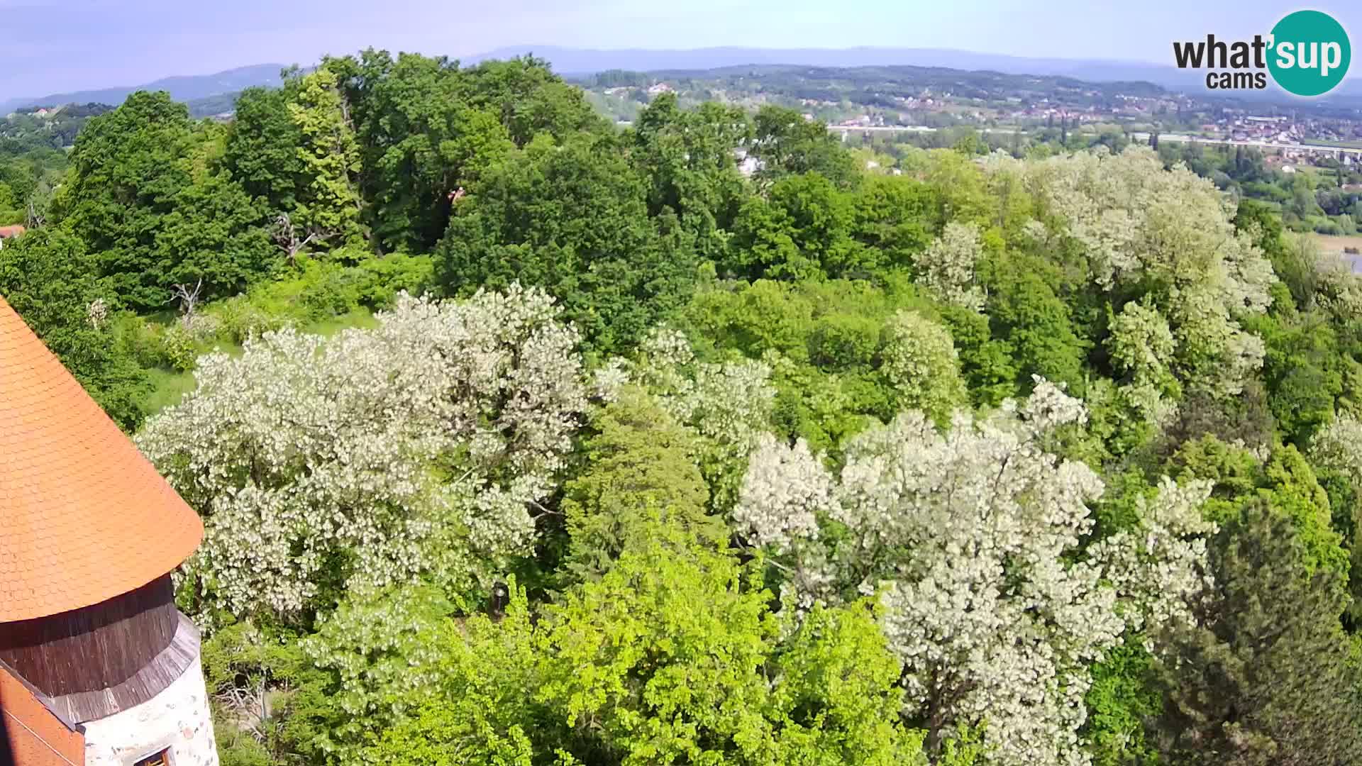 Spletna kamera Karlovac Dubovac grad – Pogled v živo na zgodovinsko znamenitost Karlovca