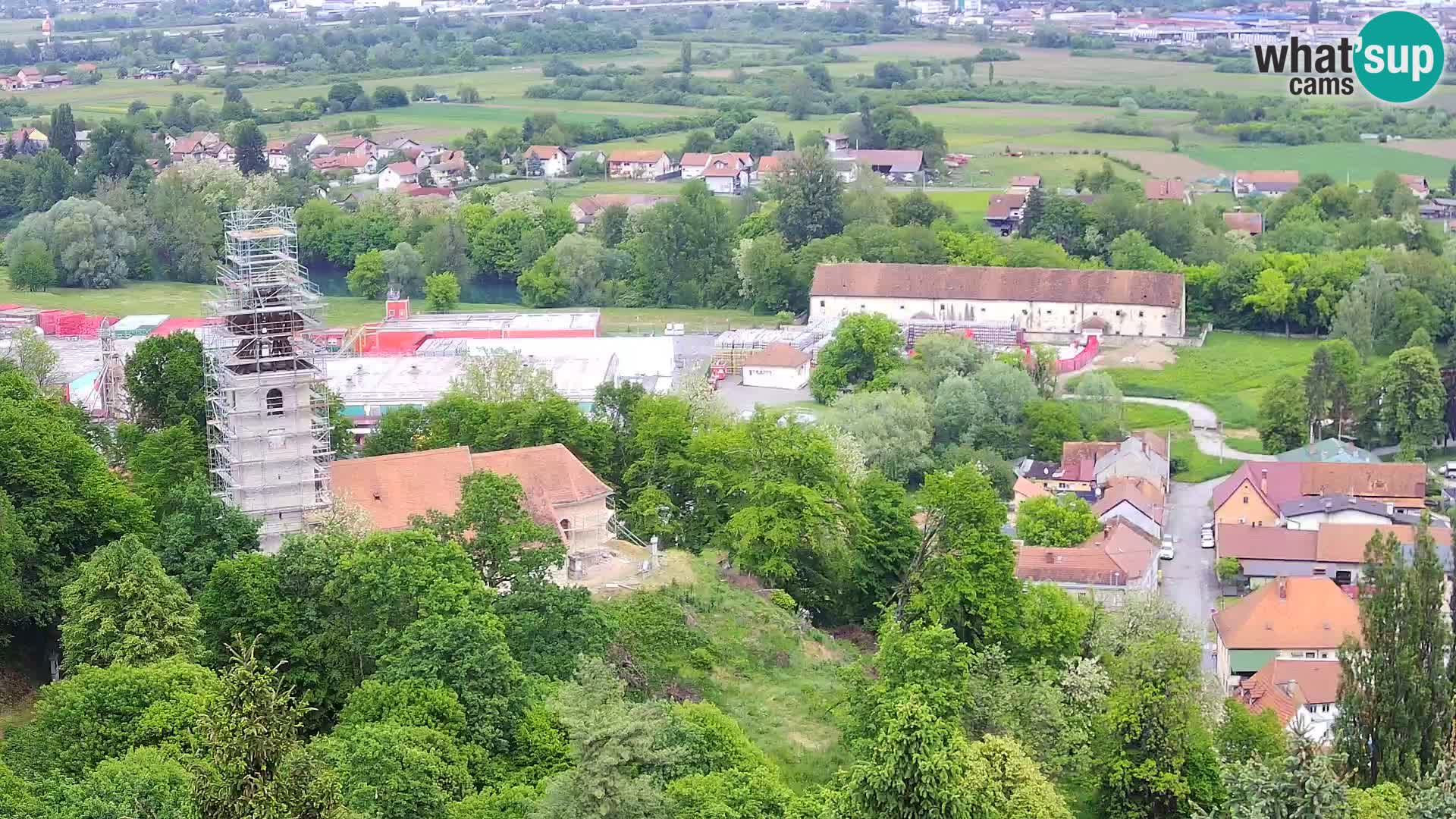 Webcam Karlovac Dubovac Castle – Live View of Karlovac’s Historic Landmark