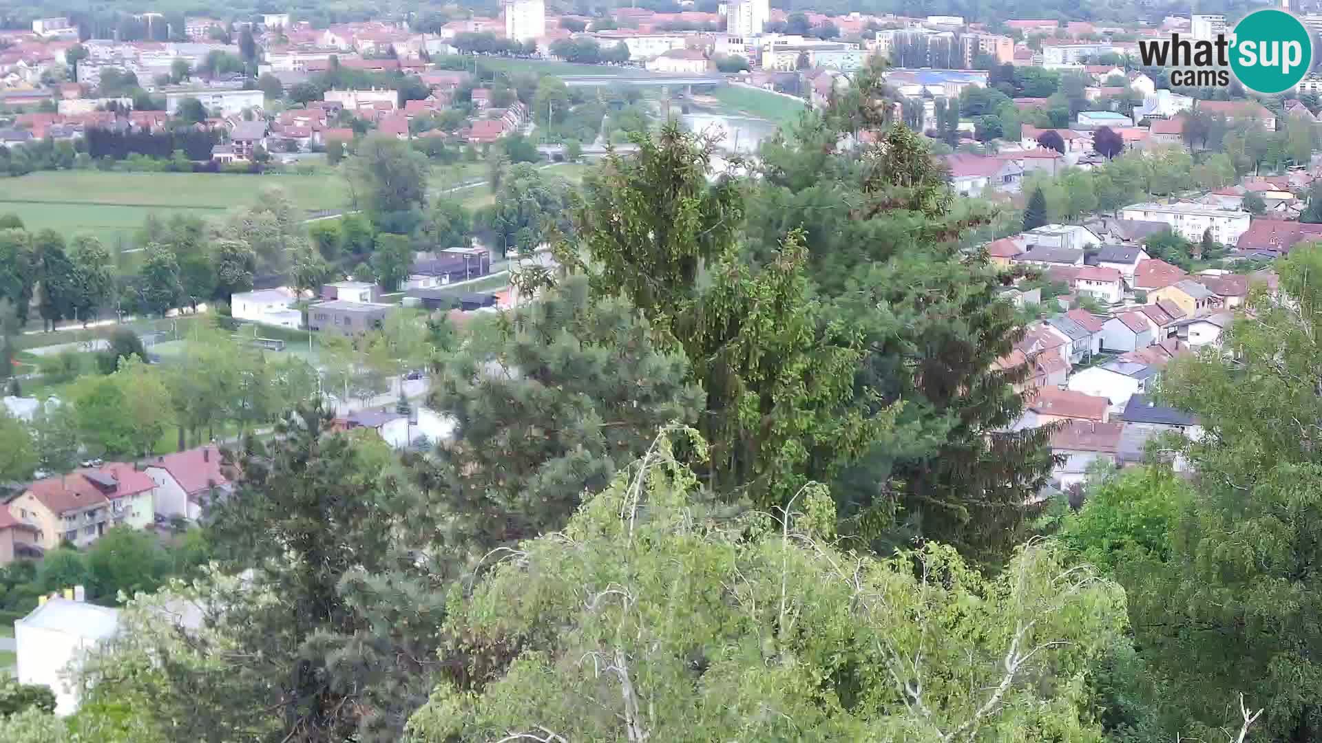 Spletna kamera Karlovac Dubovac grad – Pogled v živo na zgodovinsko znamenitost Karlovca