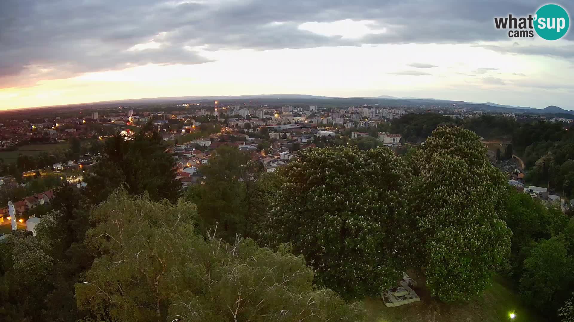 Webcam Karlovac Château Dubovac – Vue en direct de ce monument historique