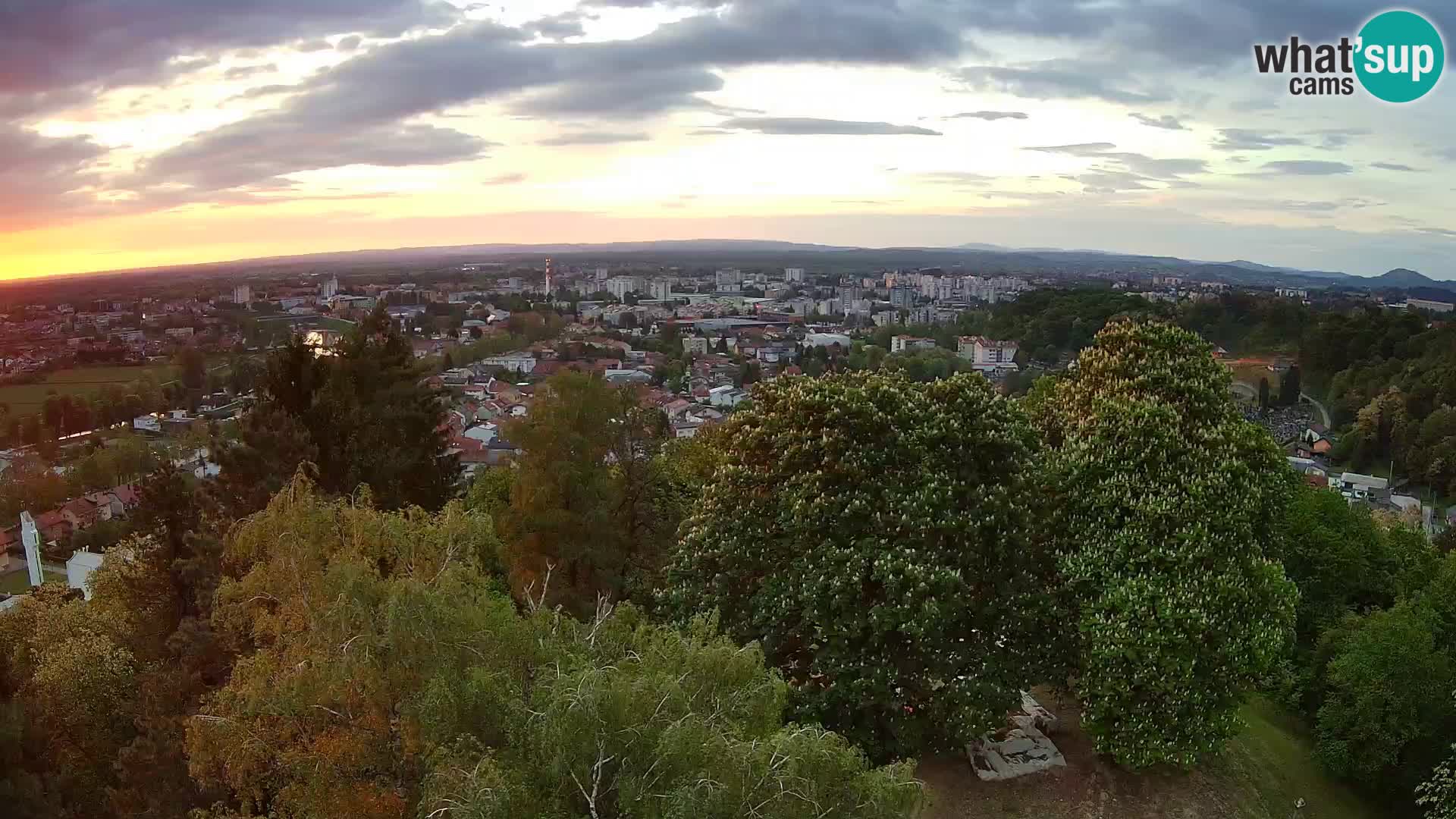 Webcam Karlovac Château Dubovac – Vue en direct de ce monument historique