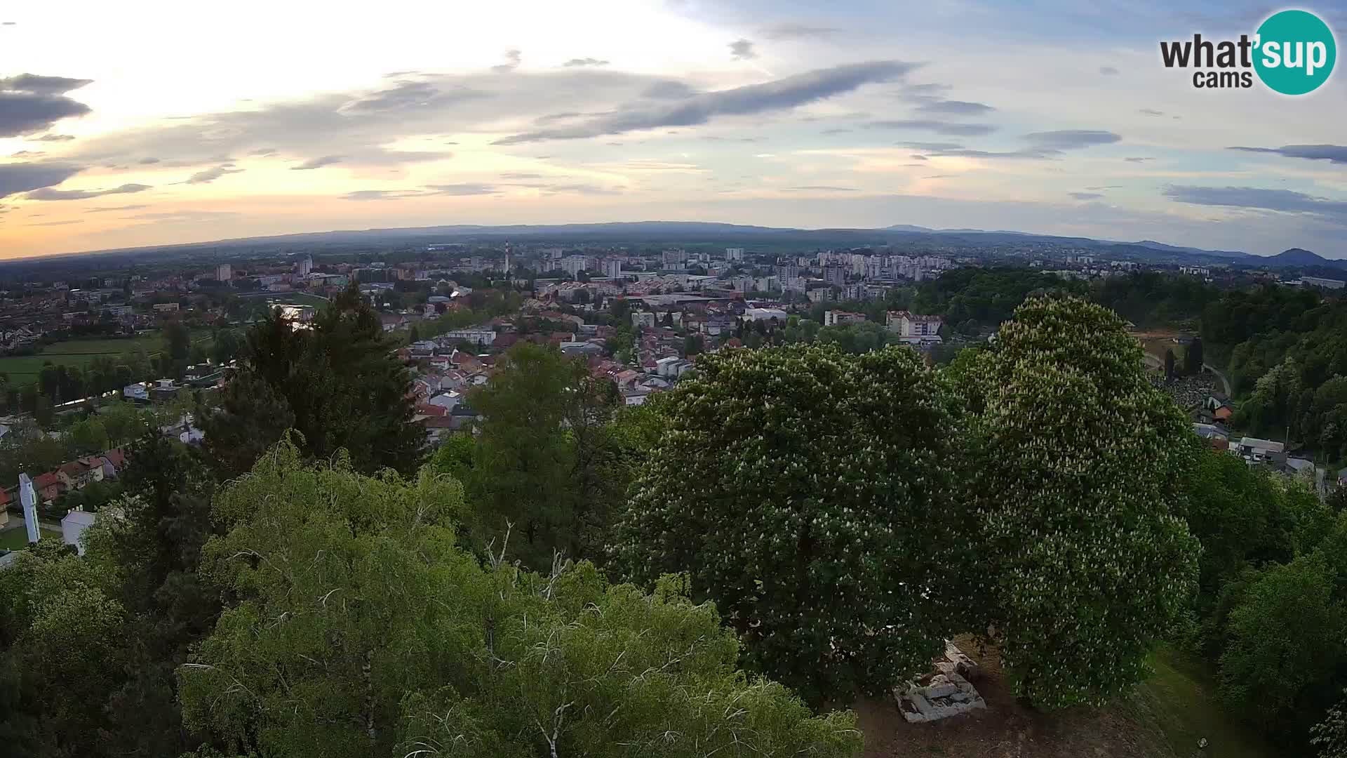 Webcam Karlovac Château Dubovac – Vue en direct de ce monument historique