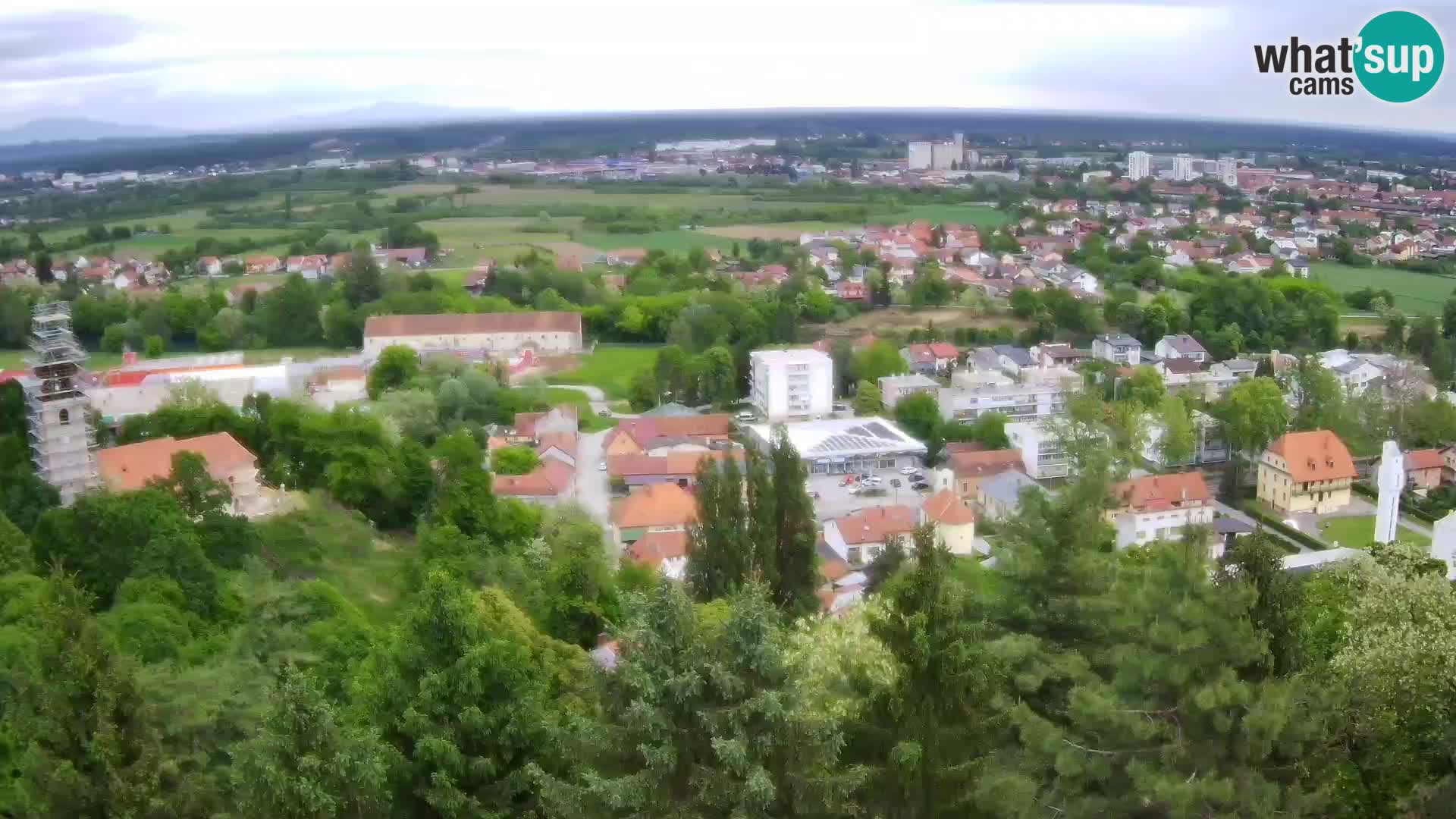 Webcam Karlovac Château Dubovac – Vue en direct de ce monument historique