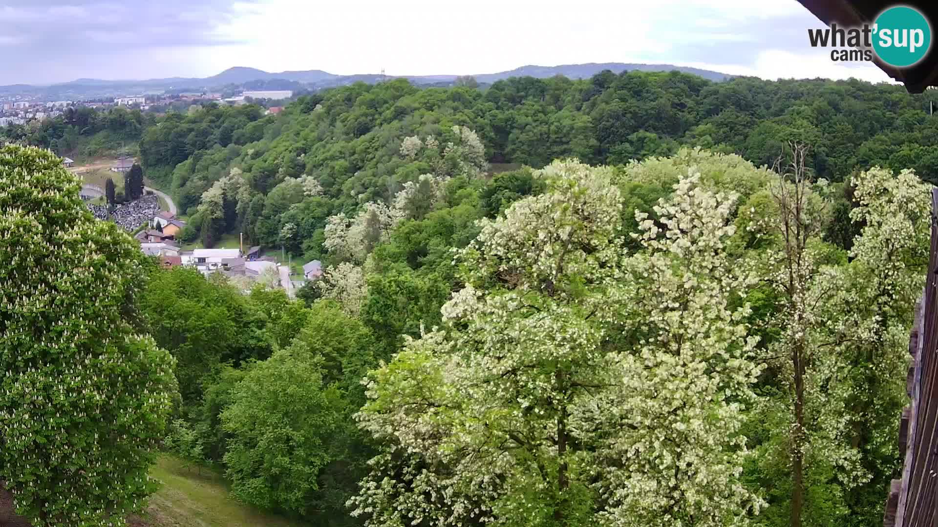 Webcam Karlovac Château Dubovac – Vue en direct de ce monument historique