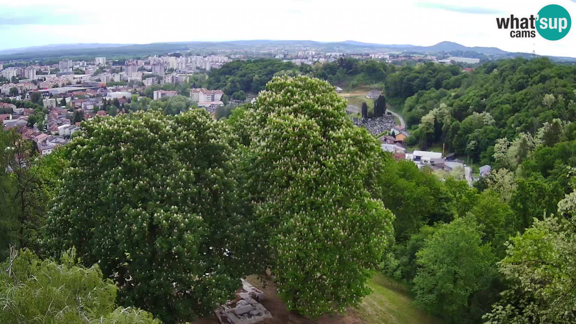 Webcam Karlovac Château Dubovac – Vue en direct de ce monument historique