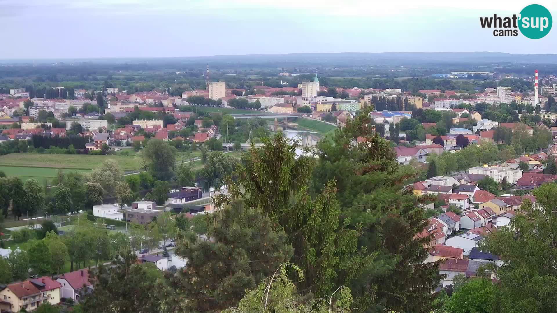 Spletna kamera Karlovac Dubovac grad – Pogled v živo na zgodovinsko znamenitost Karlovca