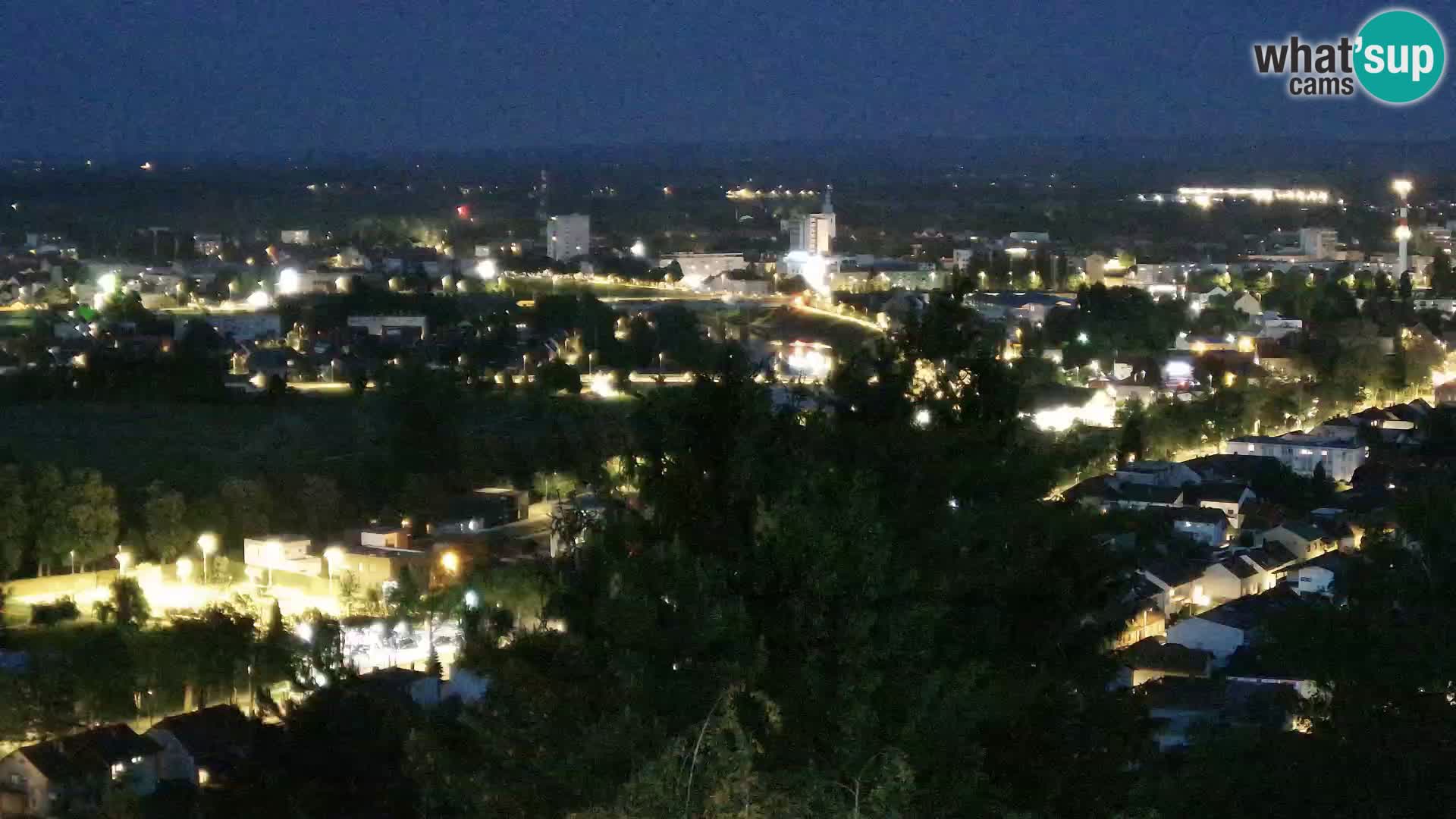 Spletna kamera Karlovac Dubovac grad – Pogled v živo na zgodovinsko znamenitost Karlovca
