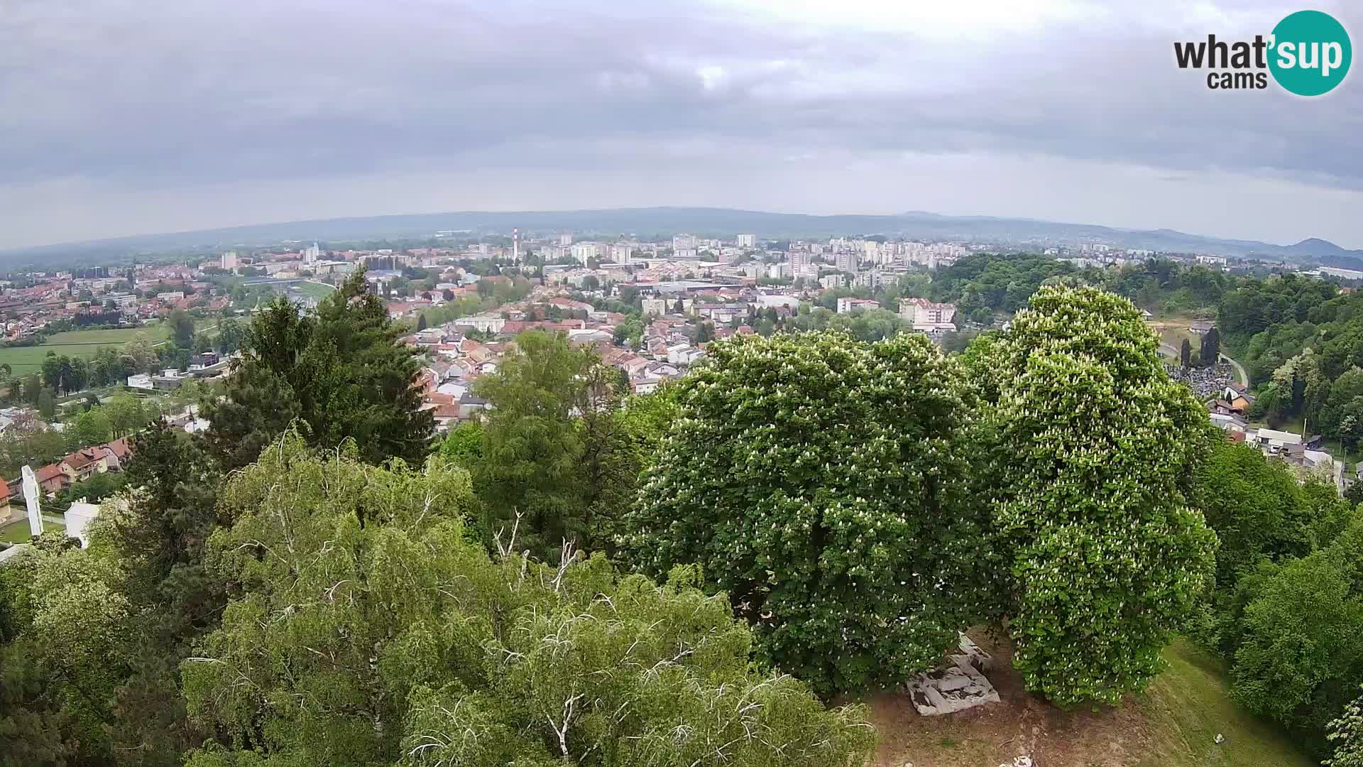 Webcam Karlovac Château Dubovac – Vue en direct de ce monument historique