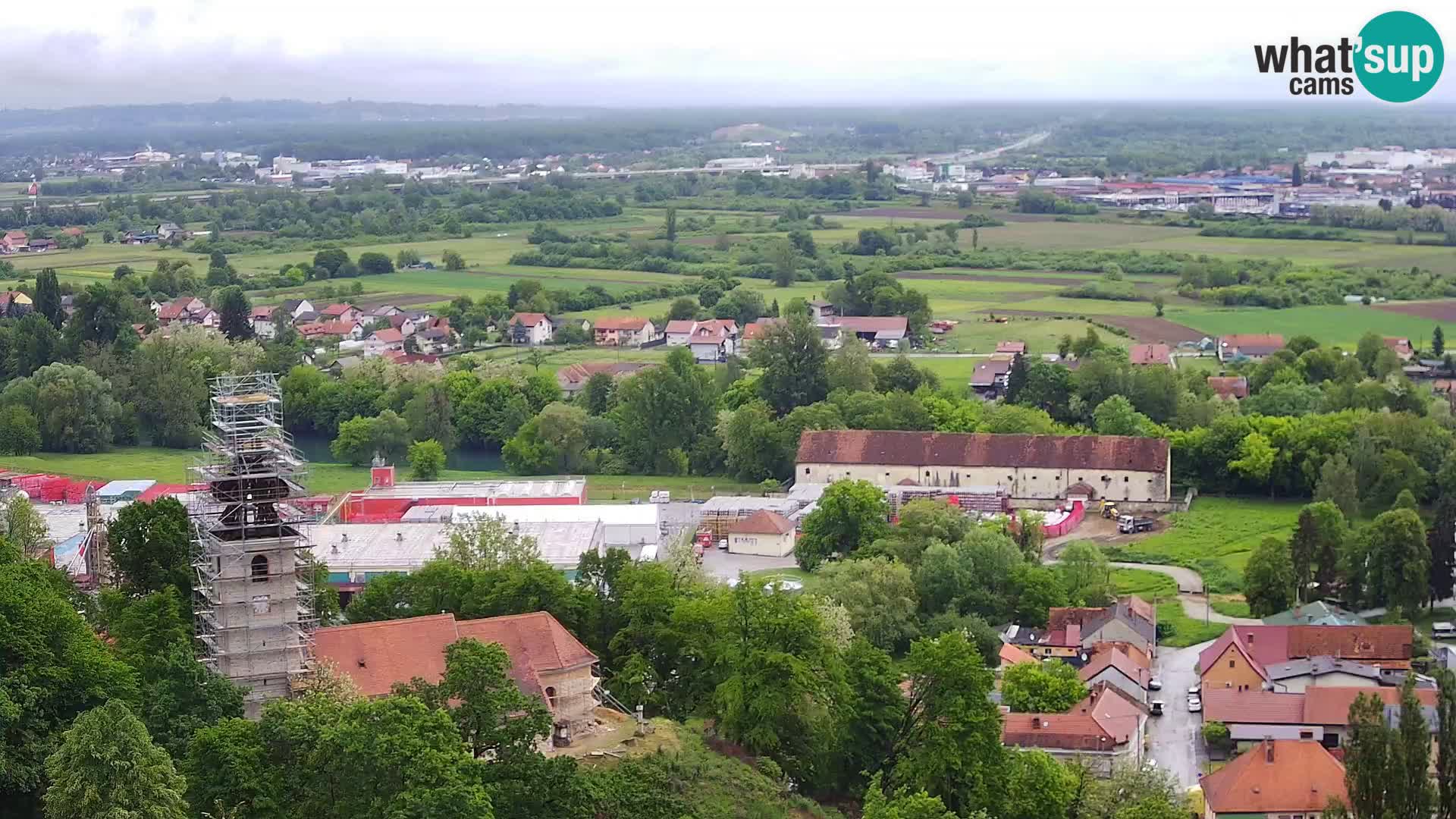 Webcam Karlovac Château Dubovac – Vue en direct de ce monument historique