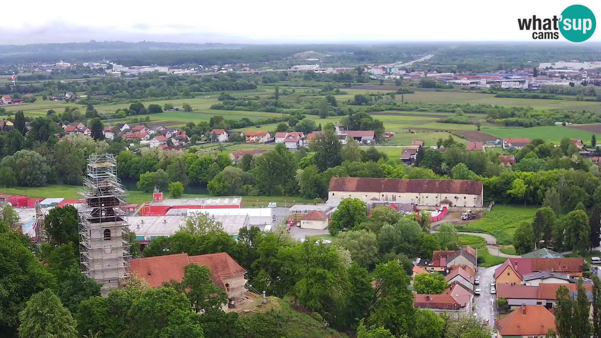 Webcam Karlovac Dubovac Castle – Live View of Karlovac’s Historic Landmark