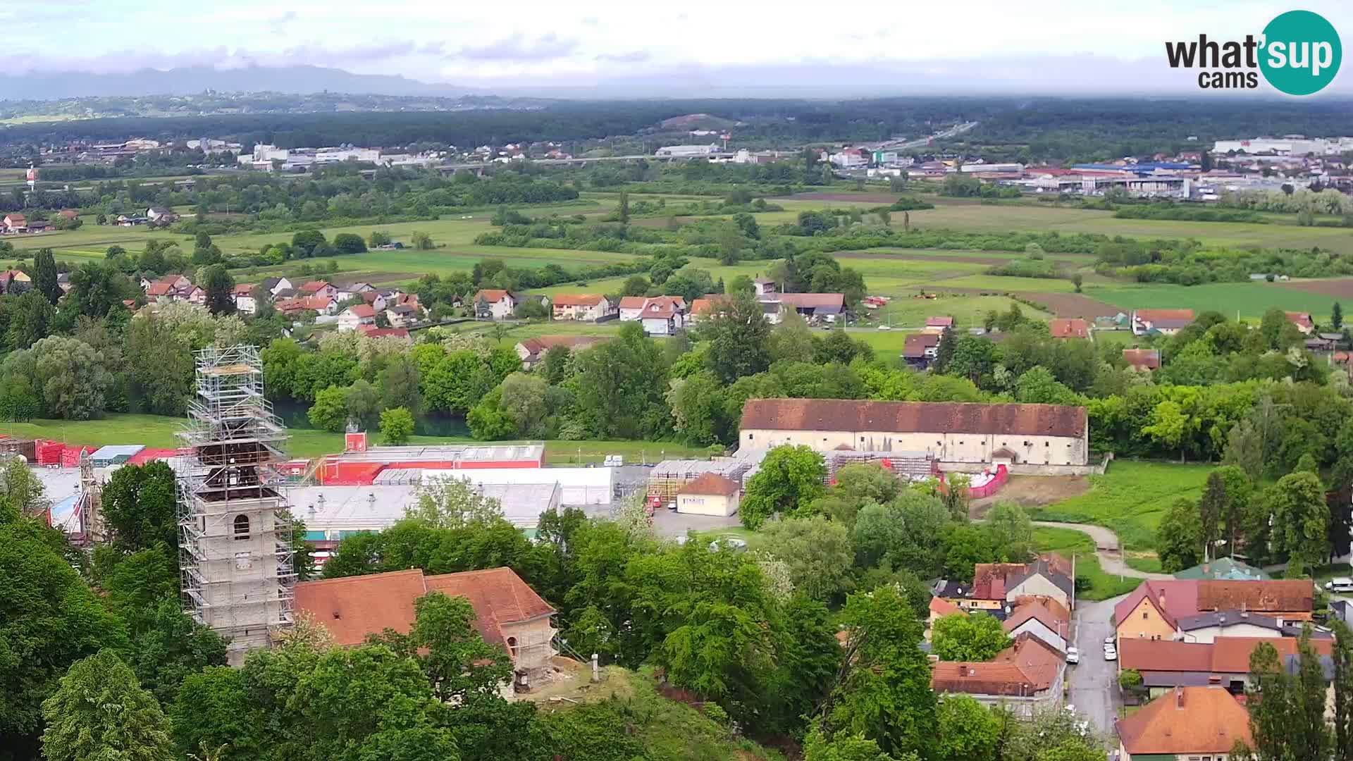 Webcam Karlovac Château Dubovac – Vue en direct de ce monument historique