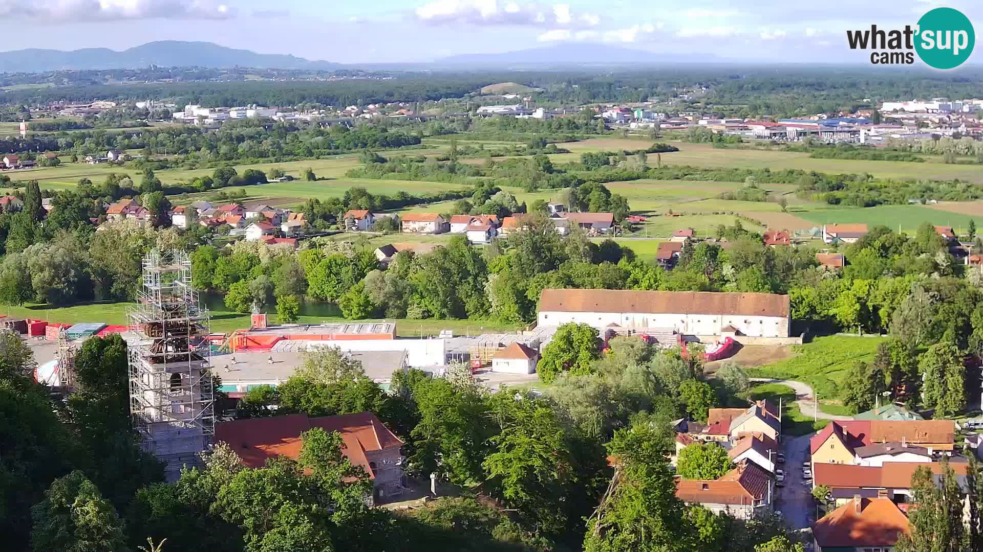 Webcam Karlovac Château Dubovac – Vue en direct de ce monument historique
