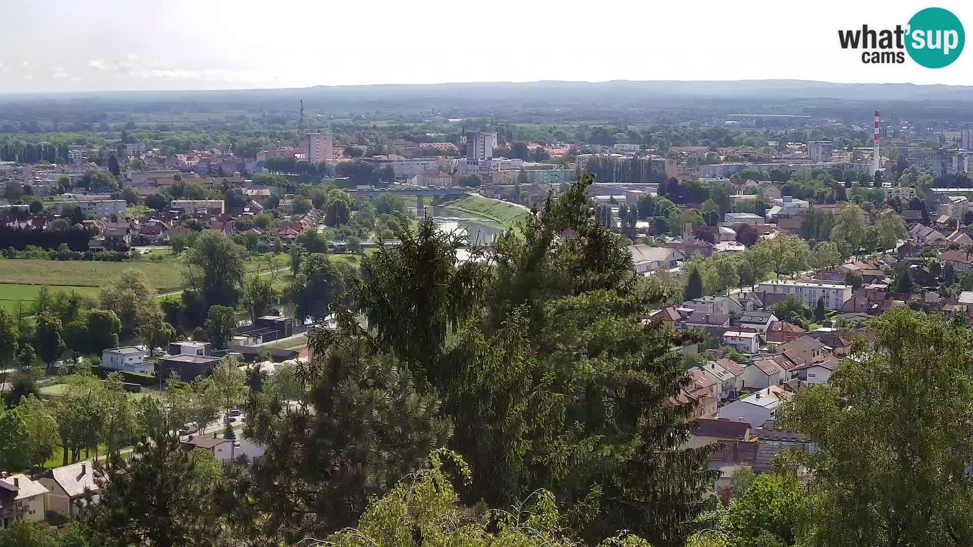 Spletna kamera Karlovac Dubovac grad – Pogled v živo na zgodovinsko znamenitost Karlovca
