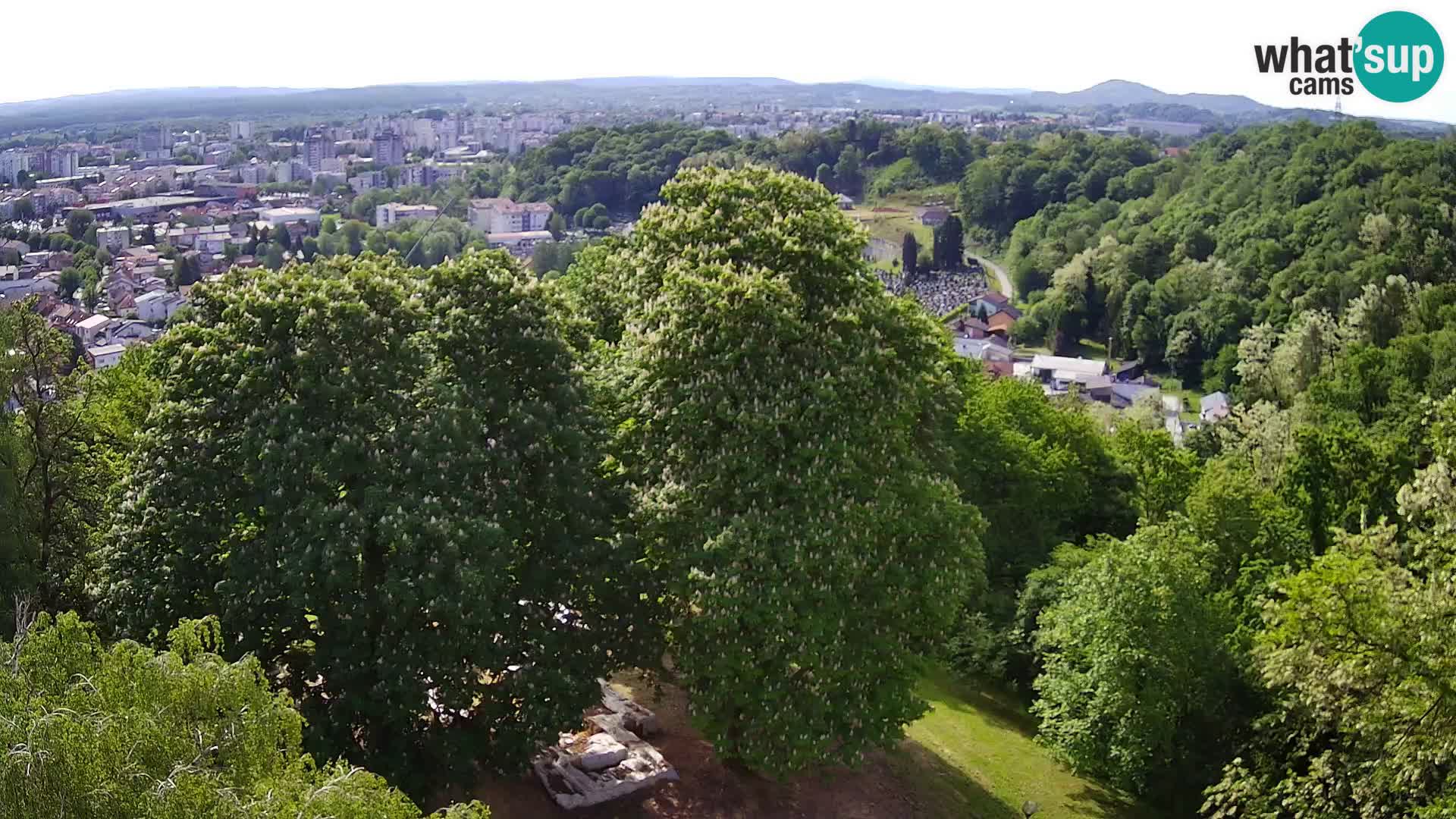 Webcam Karlovac Château Dubovac – Vue en direct de ce monument historique