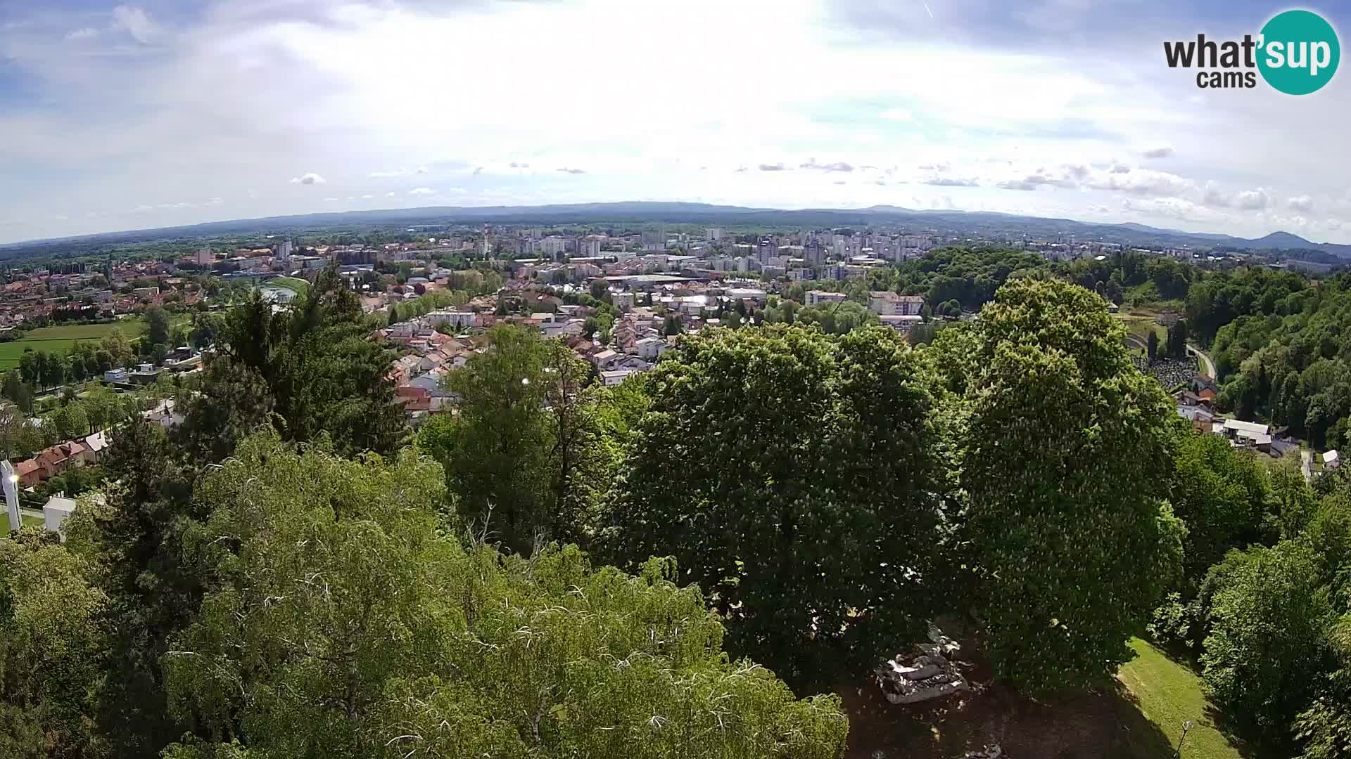 Webcam Karlovac Château Dubovac – Vue en direct de ce monument historique