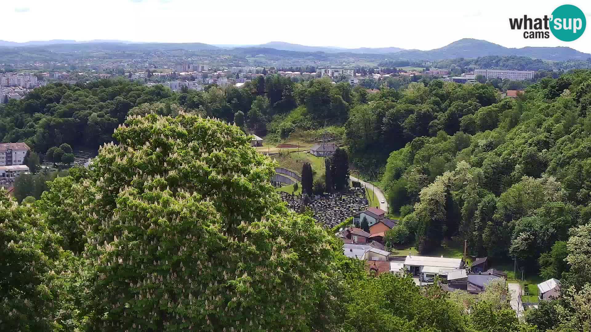 Webcam Karlovac Château Dubovac – Vue en direct de ce monument historique