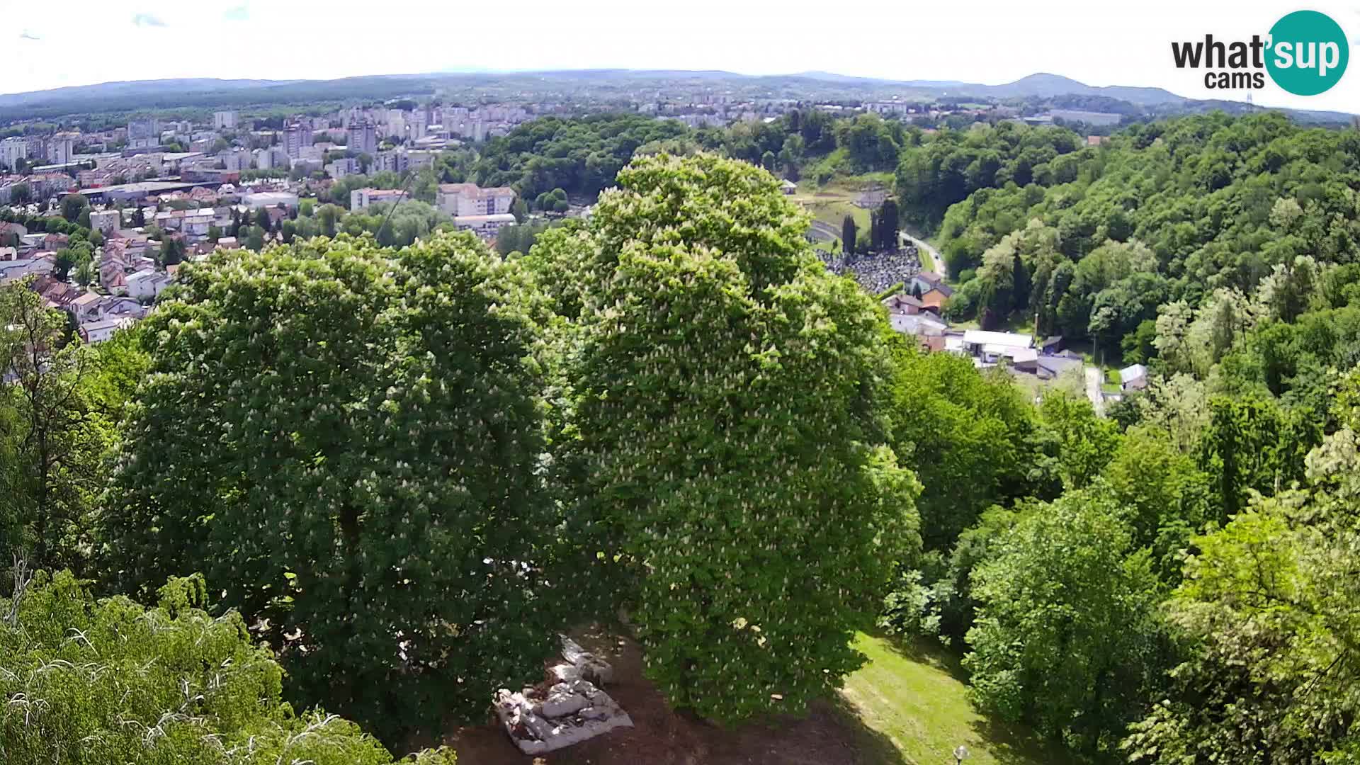 Webcam Castello Dubovac Karlovac – Vista Live sul Castello Storico