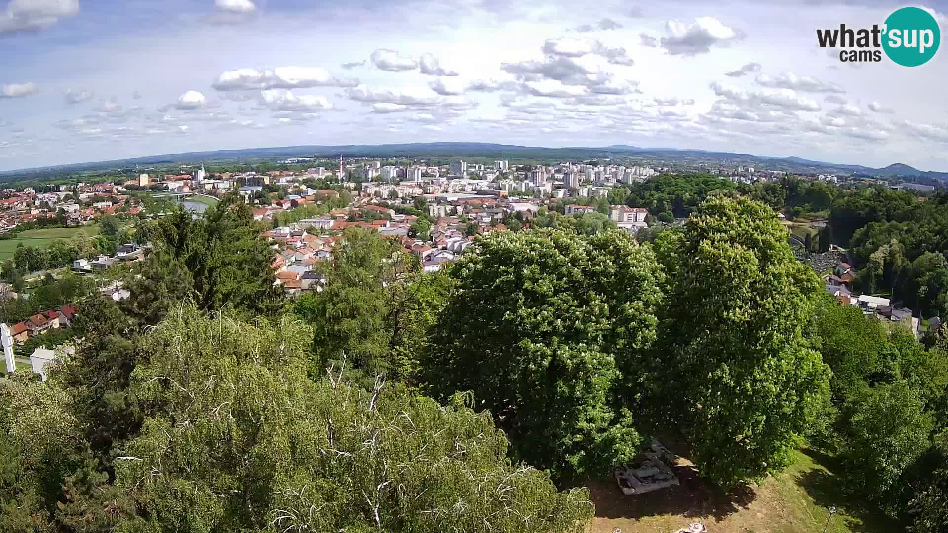 Webcam Karlovac Dubovac Castle – Live View of Karlovac’s Historic Landmark