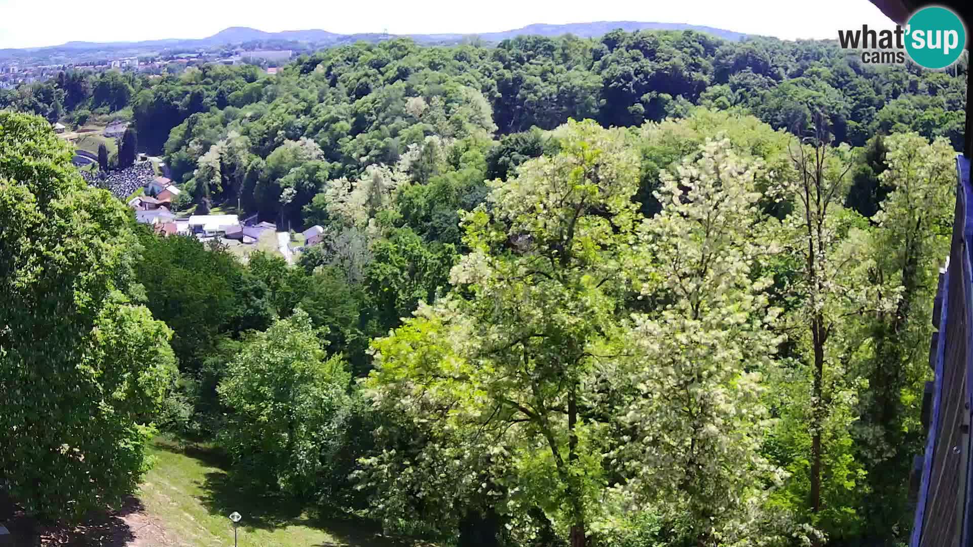 Spletna kamera Karlovac Dubovac grad – Pogled v živo na zgodovinsko znamenitost Karlovca