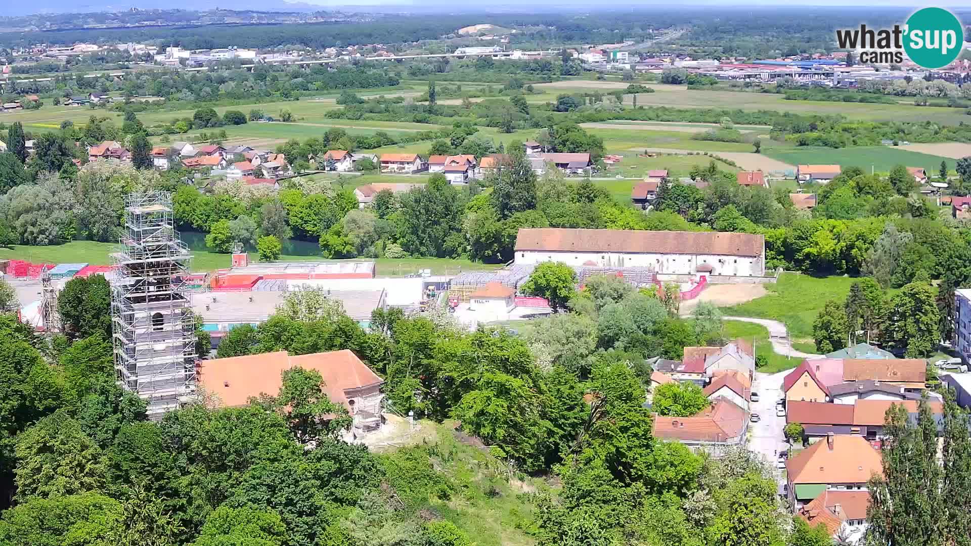 Webcam Karlovac Château Dubovac – Vue en direct de ce monument historique