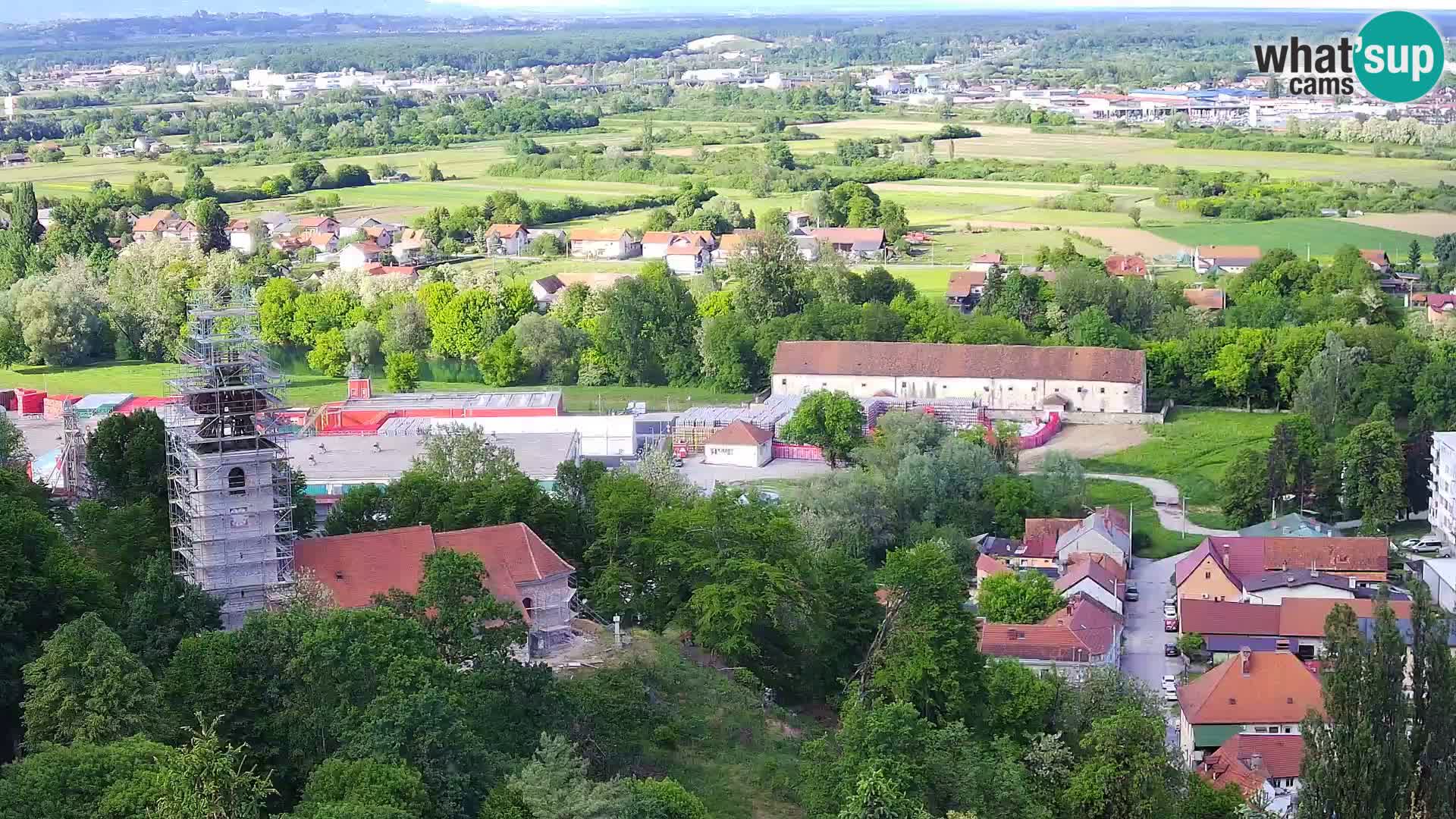 Webcam Karlovac Dubovac Castle – Live View of Karlovac’s Historic Landmark