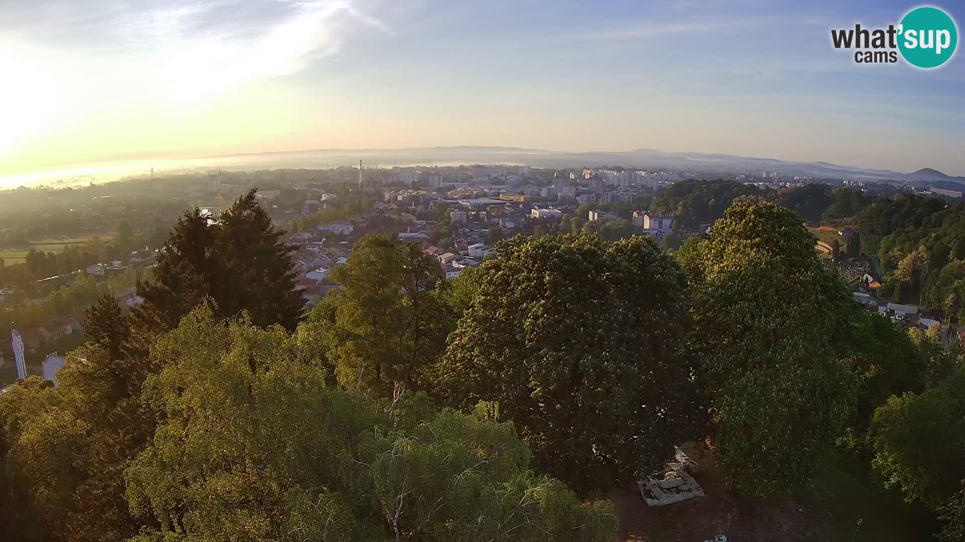 Webcam Karlovac Château Dubovac – Vue en direct de ce monument historique