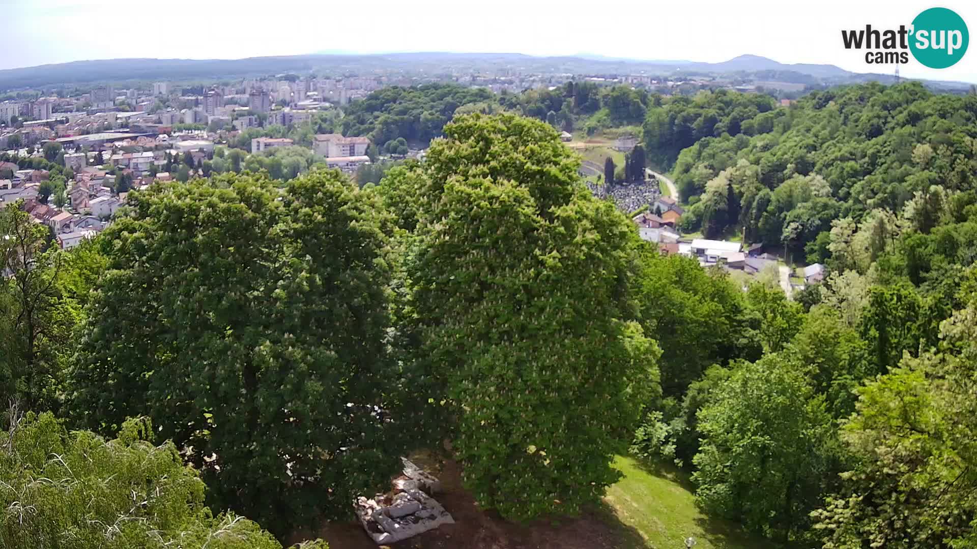 Webcam Karlovac Château Dubovac – Vue en direct de ce monument historique