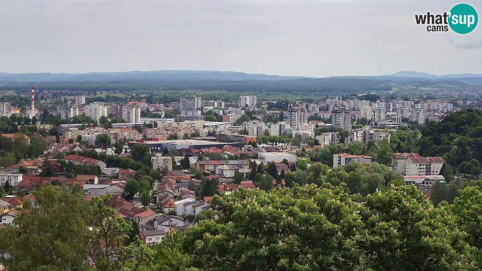 Webcam Karlovac Château Dubovac – Vue en direct de ce monument historique