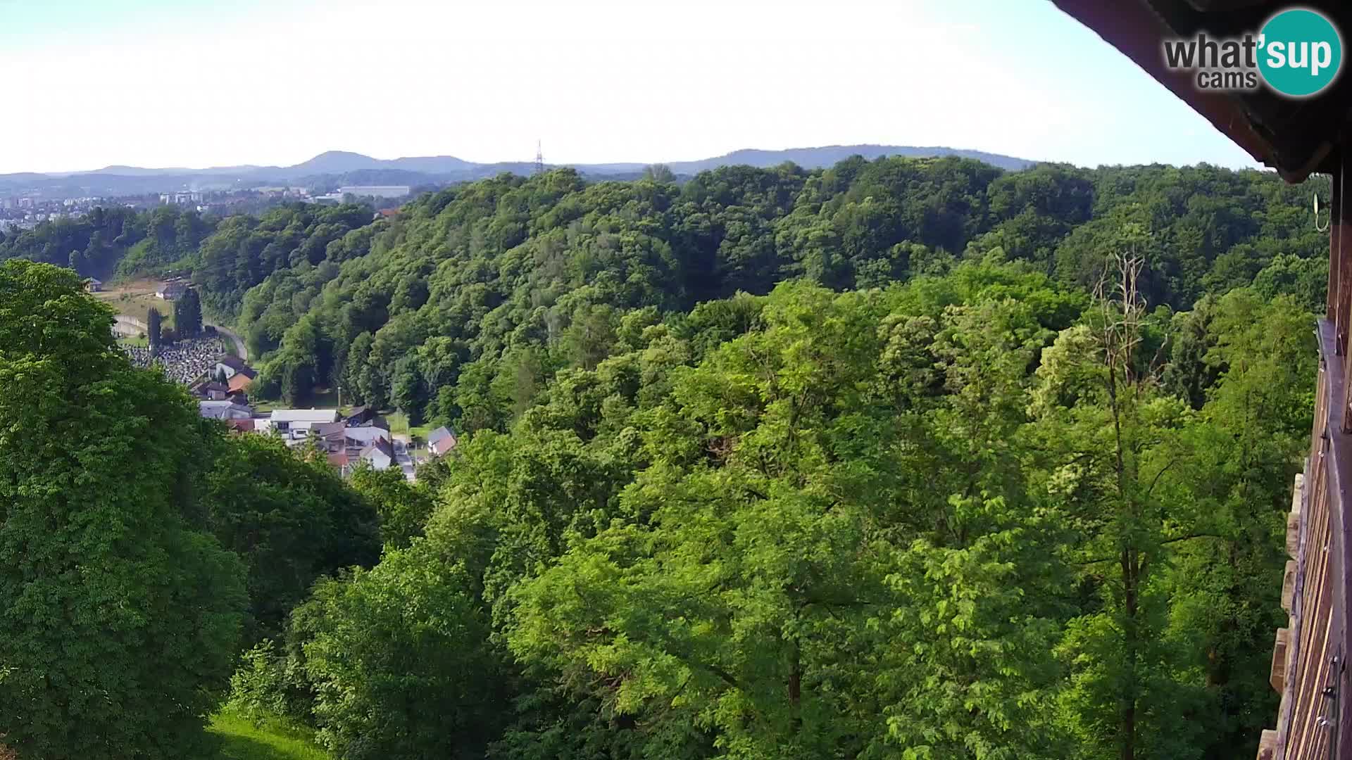 Webcam Karlovac Château Dubovac – Vue en direct de ce monument historique