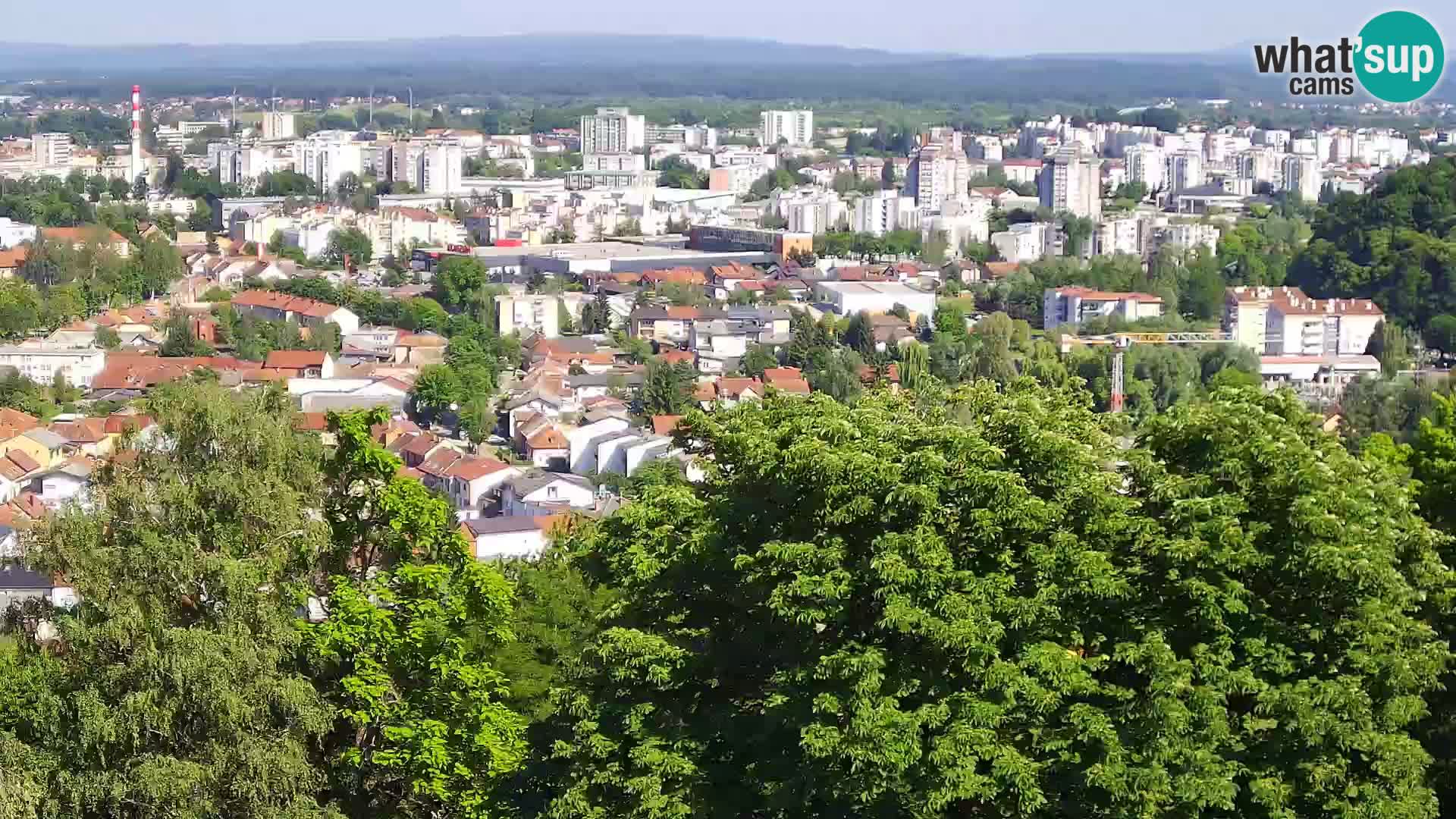 Spletna kamera Karlovac Dubovac grad – Pogled v živo na zgodovinsko znamenitost Karlovca