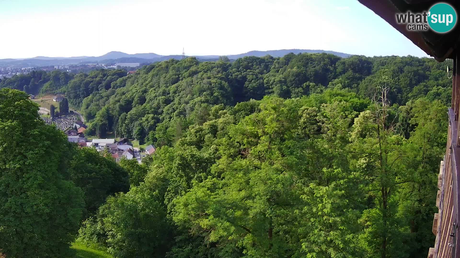 Webcam Karlovac Château Dubovac – Vue en direct de ce monument historique