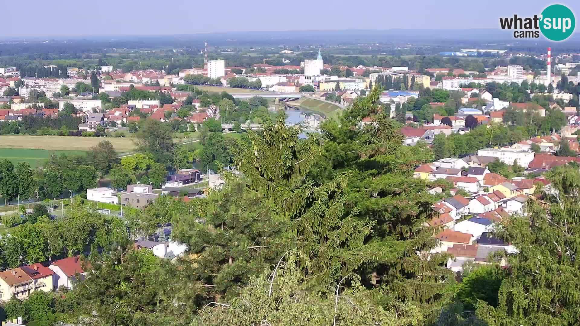 Spletna kamera Karlovac Dubovac grad – Pogled v živo na zgodovinsko znamenitost Karlovca