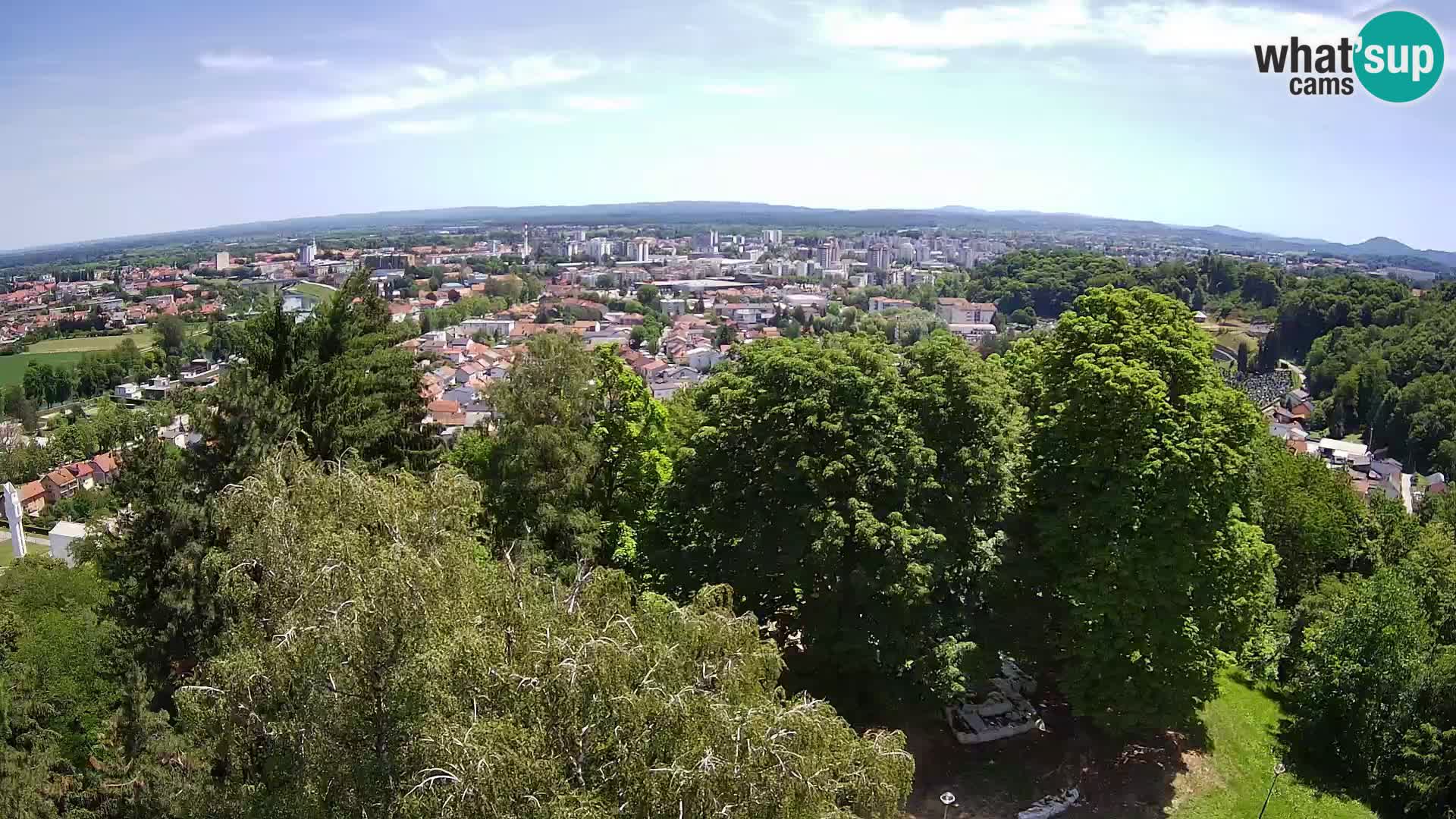 Web kamera Karlovac – Dvorac Dubovac uživo