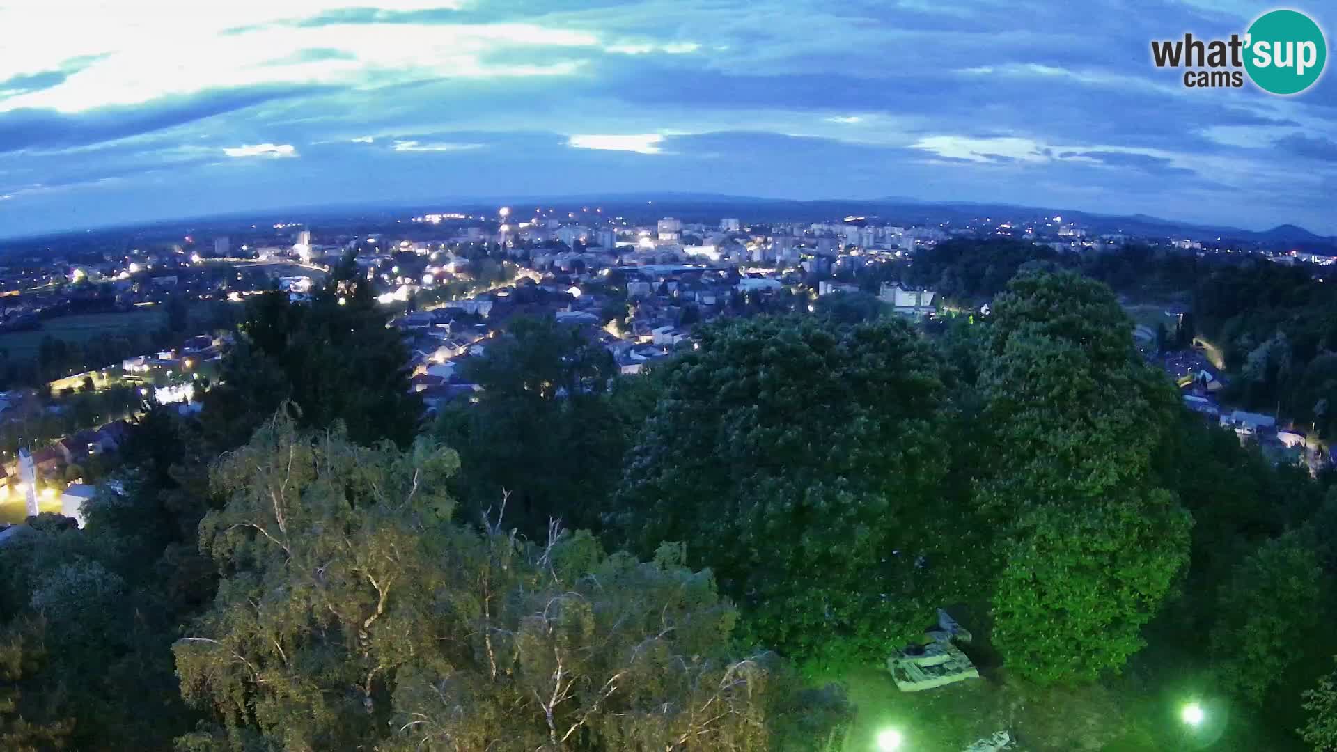 Webcam Karlovac Château Dubovac – Vue en direct de ce monument historique