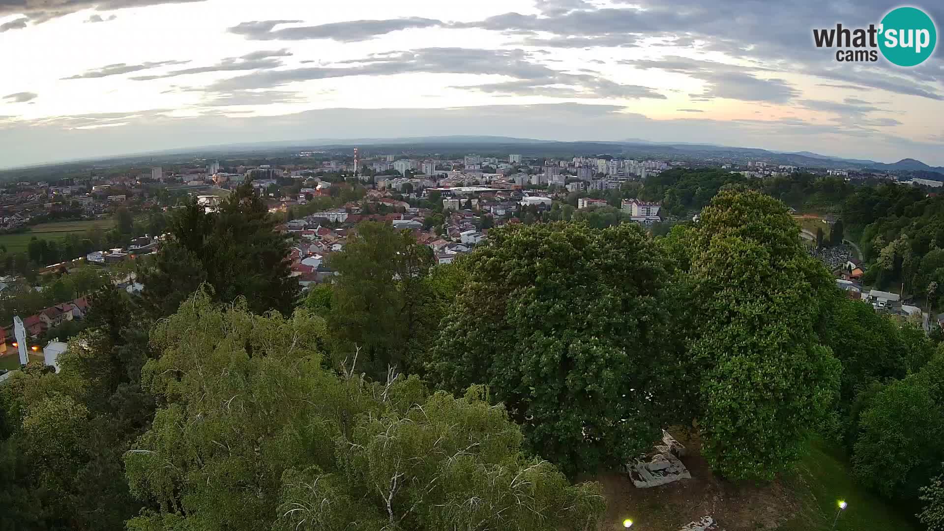 Webcam Karlovac Château Dubovac – Vue en direct de ce monument historique