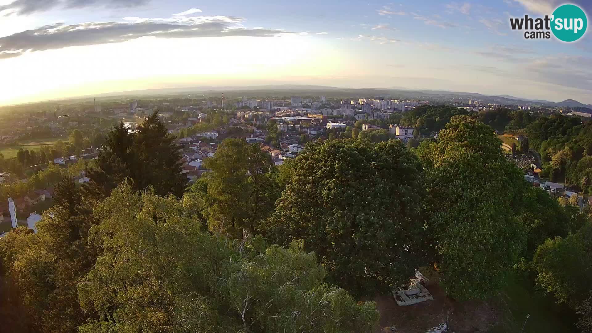 Webcam Karlovac Château Dubovac – Vue en direct de ce monument historique