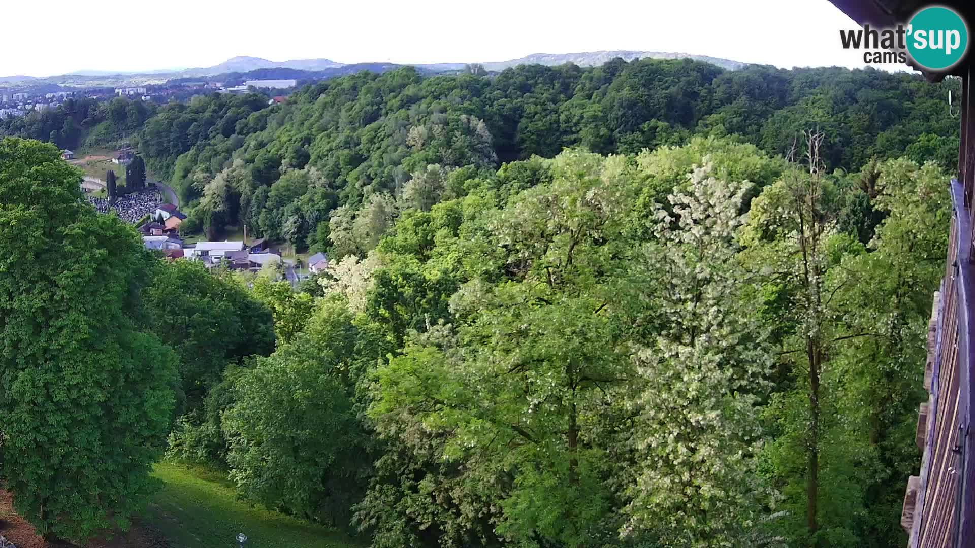 Web kamera Karlovac – Dvorac Dubovac uživo