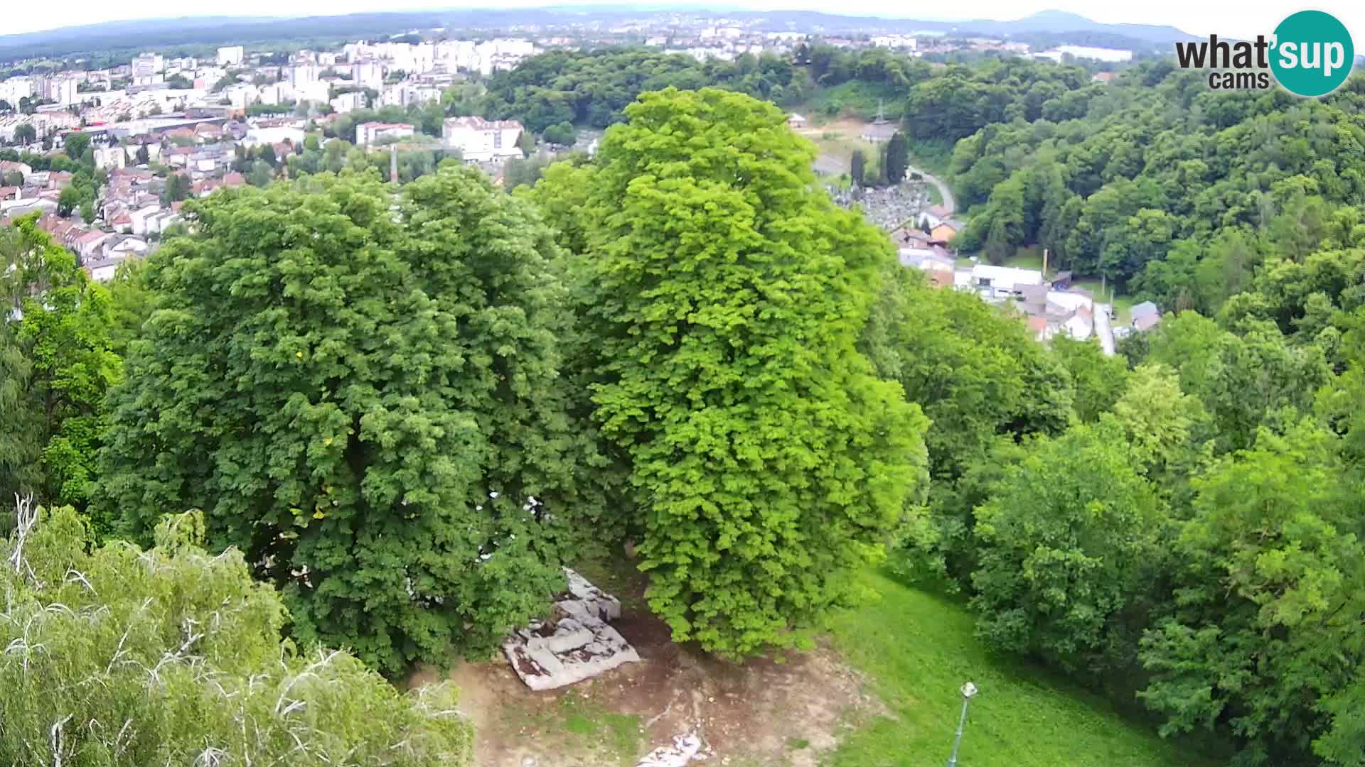 Webcam Karlovac Château Dubovac – Vue en direct de ce monument historique