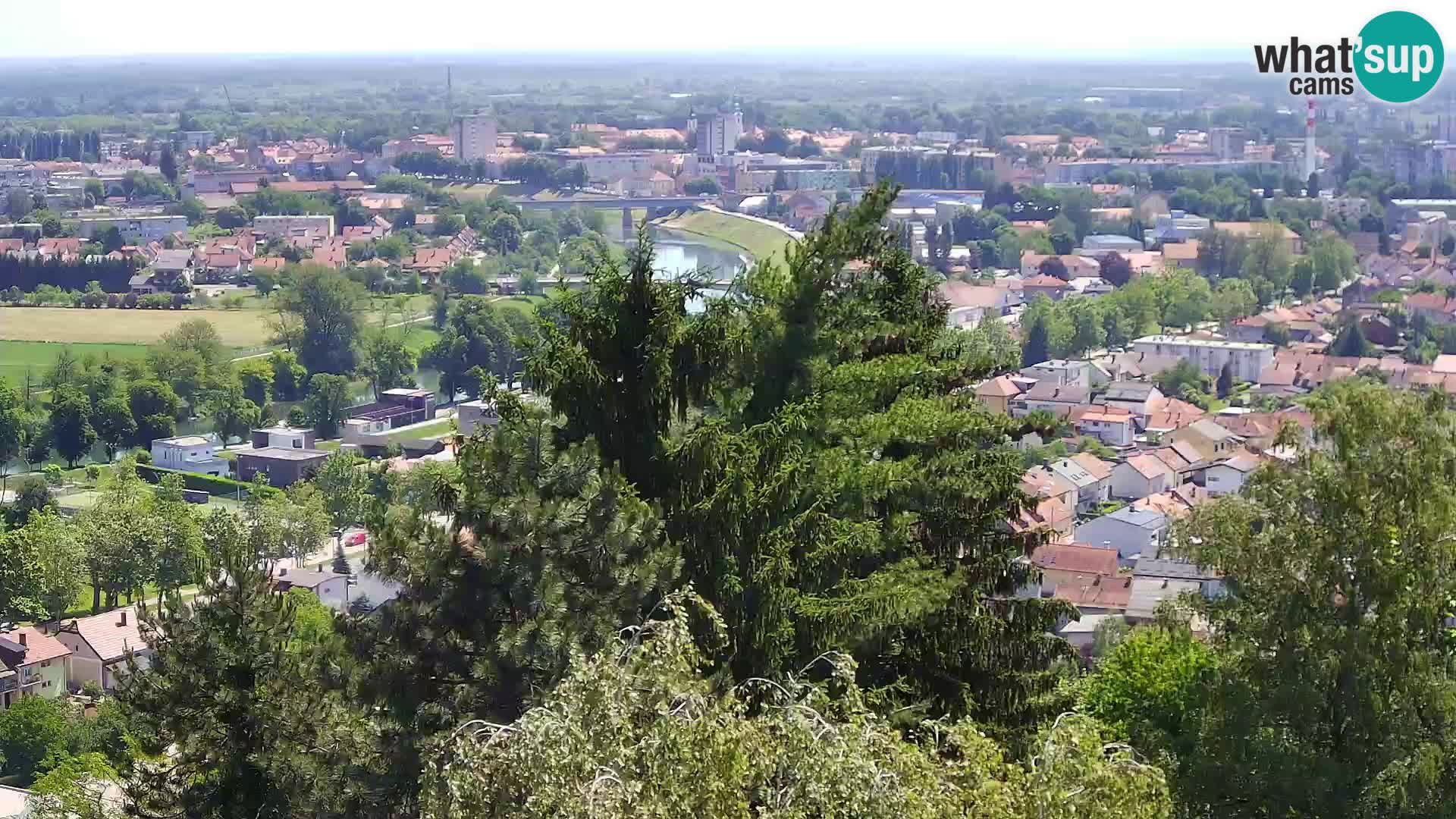 Spletna kamera Karlovac Dubovac grad – Pogled v živo na zgodovinsko znamenitost Karlovca