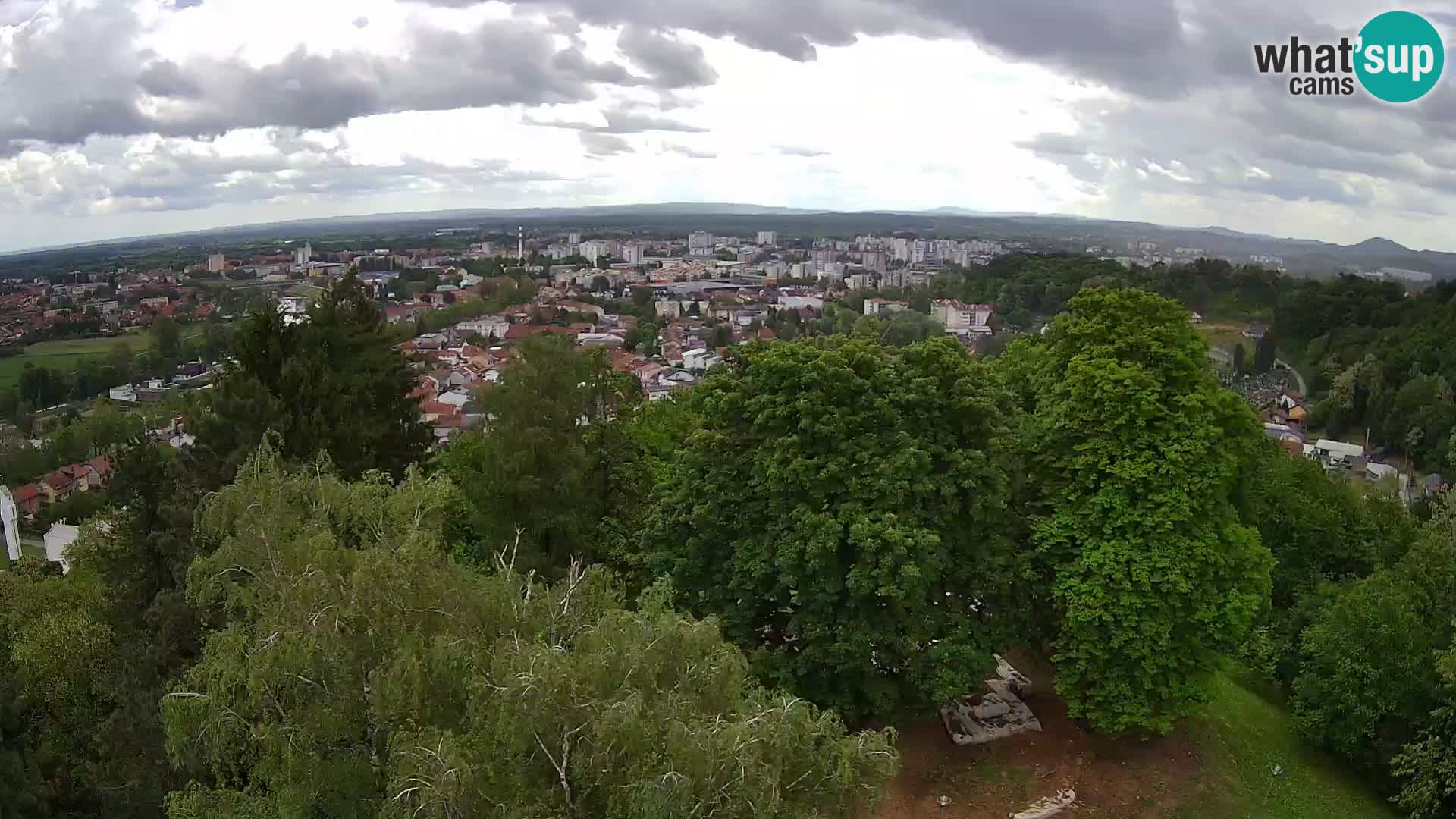 Webcam Karlovac Château Dubovac – Vue en direct de ce monument historique