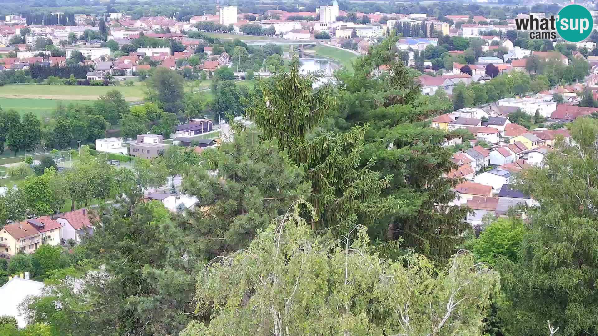Spletna kamera Karlovac Dubovac grad – Pogled v živo na zgodovinsko znamenitost Karlovca