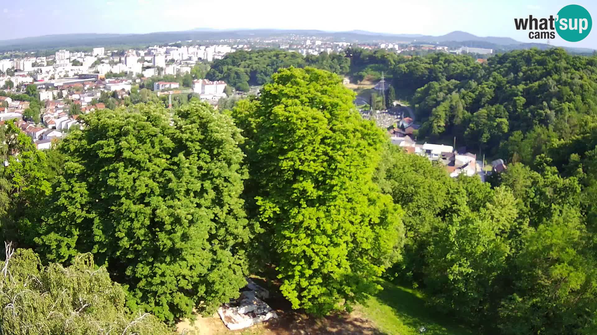Webcam Karlovac Château Dubovac – Vue en direct de ce monument historique