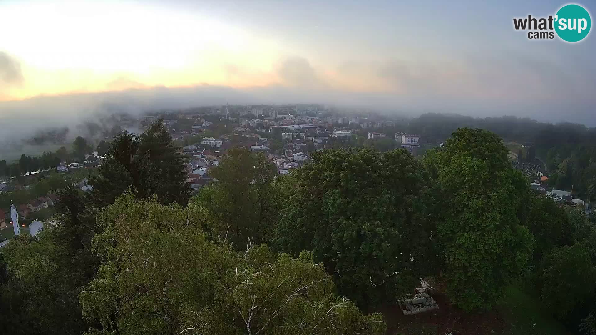Web kamera Karlovac – Dvorac Dubovac uživo