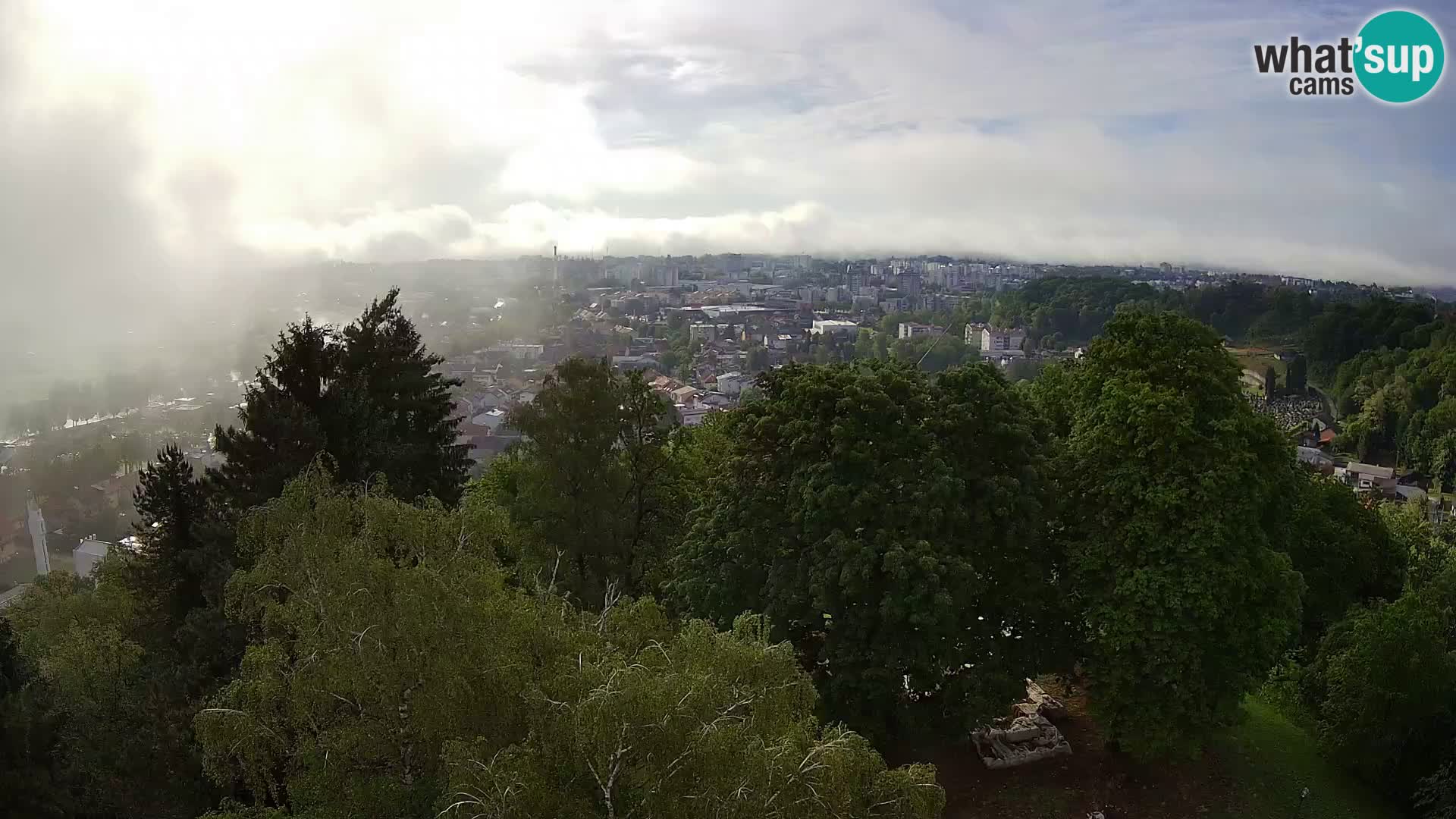 Webcam Karlovac Dubovac Castle – Live View of Karlovac’s Historic Landmark