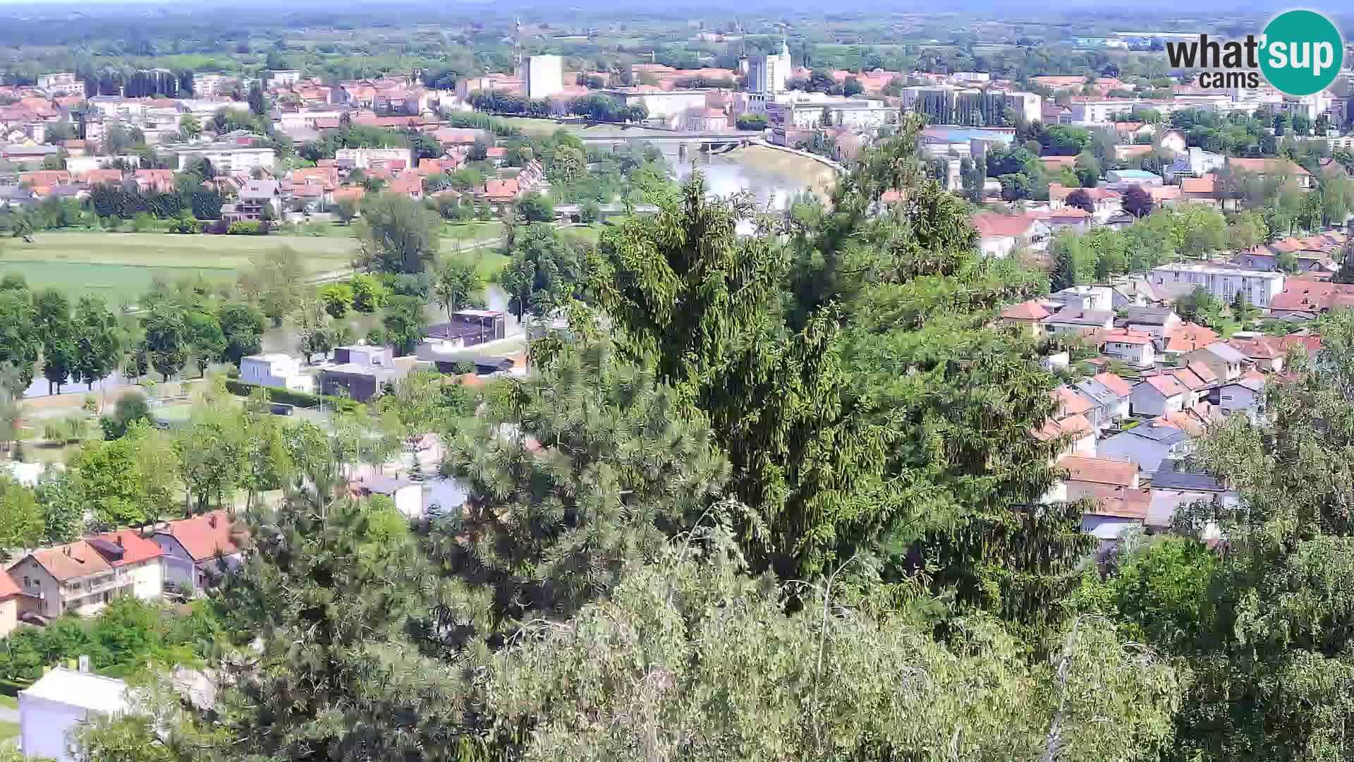 Spletna kamera Karlovac Dubovac grad – Pogled v živo na zgodovinsko znamenitost Karlovca