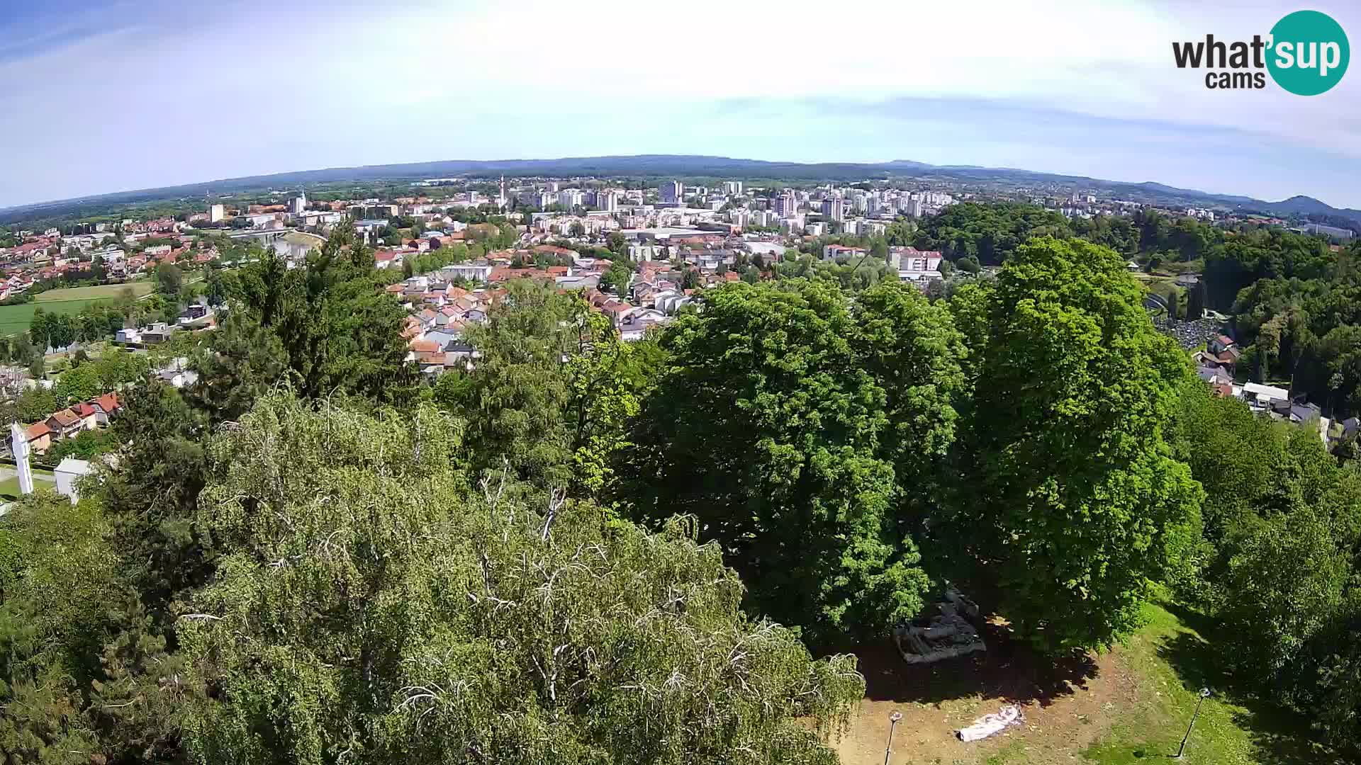 Webcam Karlovac Château Dubovac – Vue en direct de ce monument historique