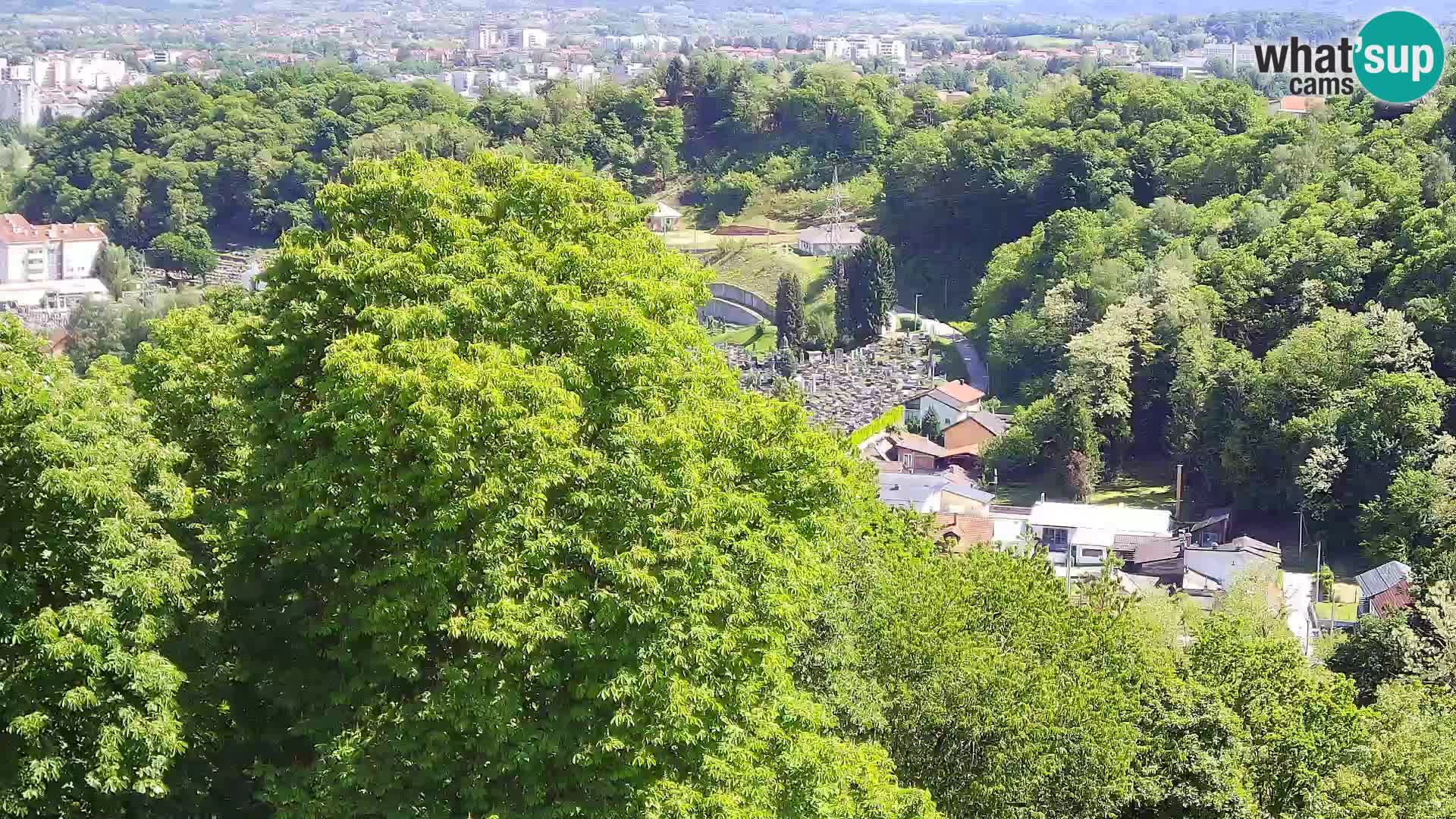 Spletna kamera Karlovac Dubovac grad – Pogled v živo na zgodovinsko znamenitost Karlovca
