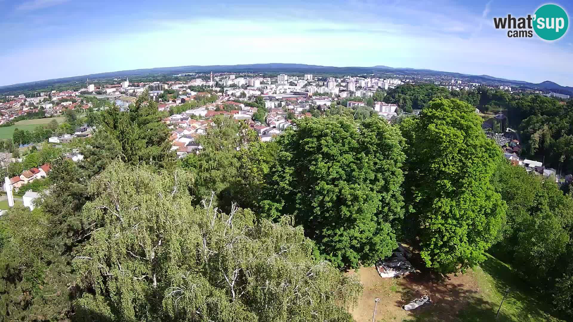 Webcam Karlovac Dubovac Castle – Live View of Karlovac’s Historic Landmark