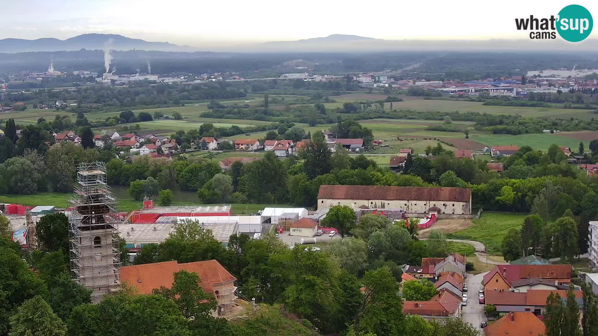 Webcam Karlovac Château Dubovac – Vue en direct de ce monument historique