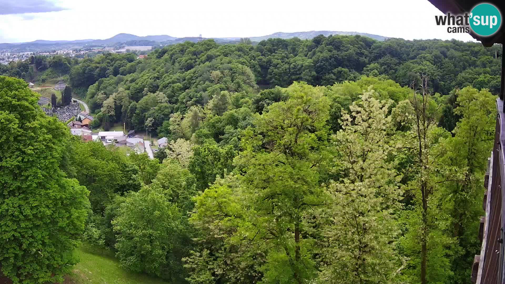 Webcam Karlovac Château Dubovac – Vue en direct de ce monument historique